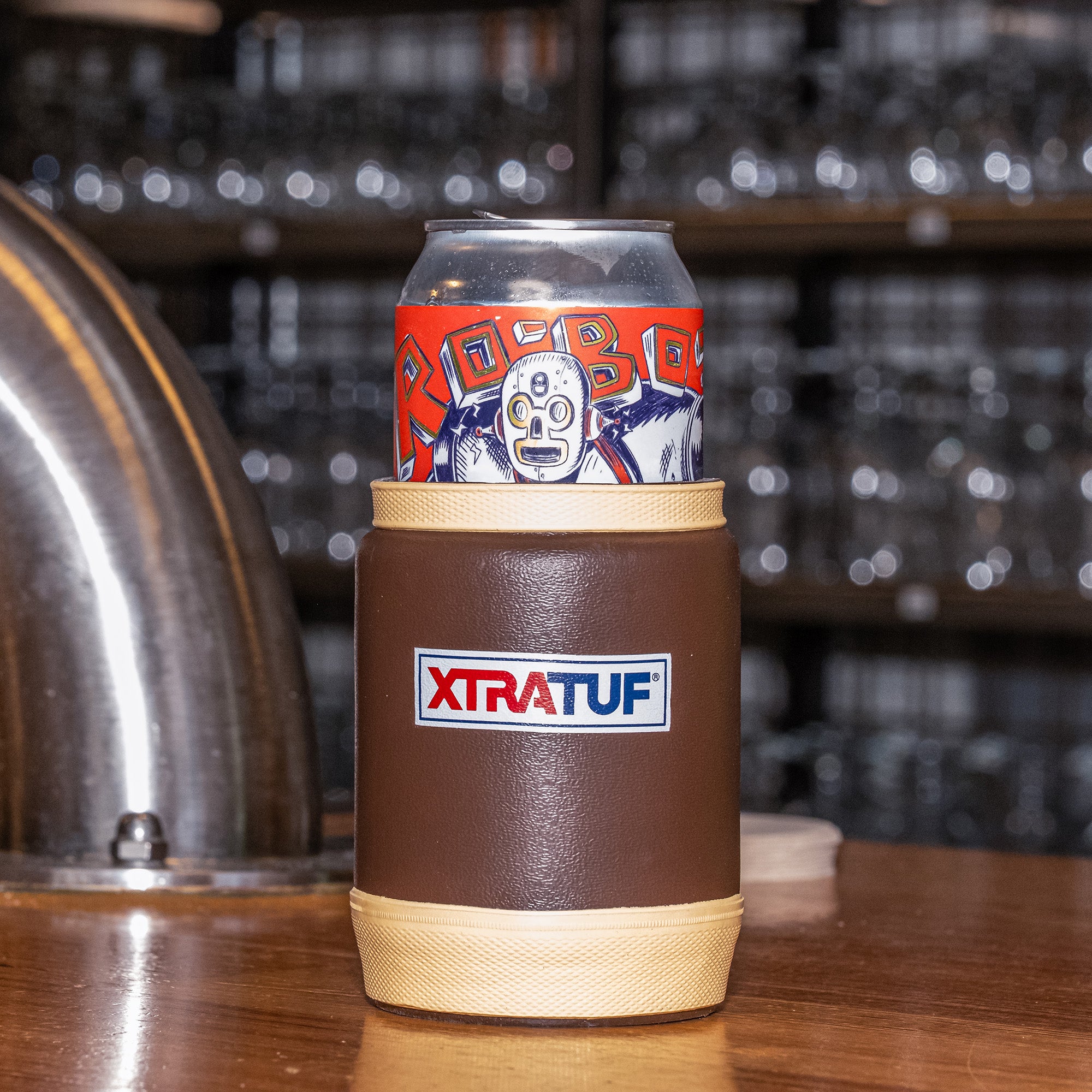 Brn Legacy Can Coozie On-Foot View.