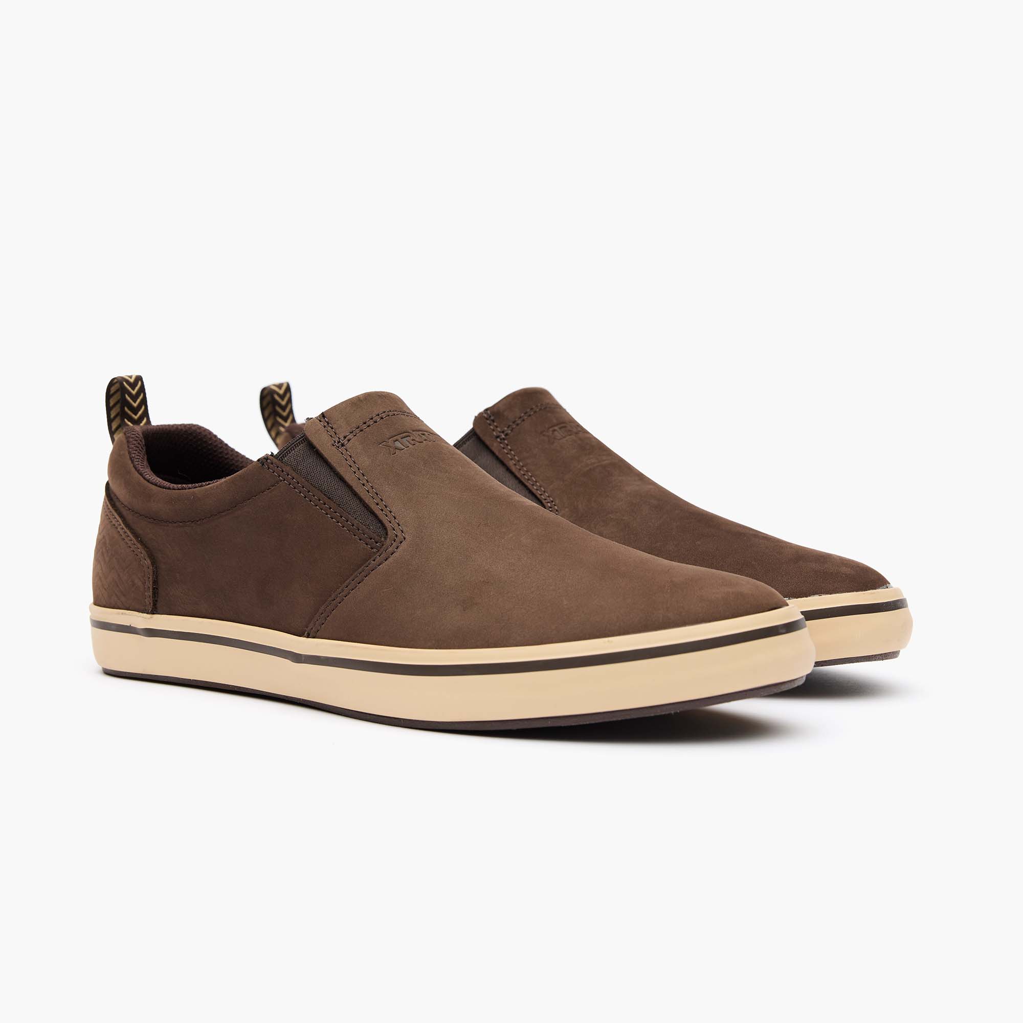 Gray Men's Leather Sharkbyte Deck Shoe Main 2.
