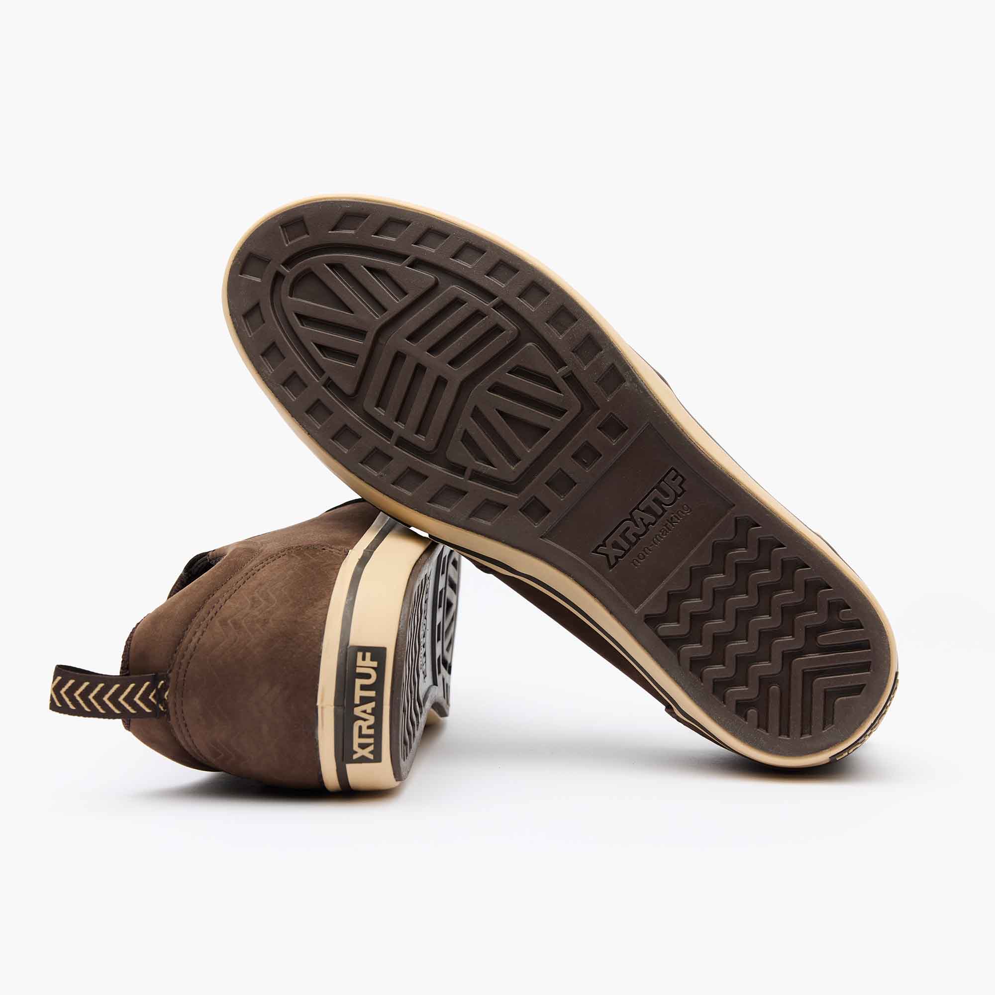 Gray Men's Leather Sharkbyte Deck Shoe Outsole.