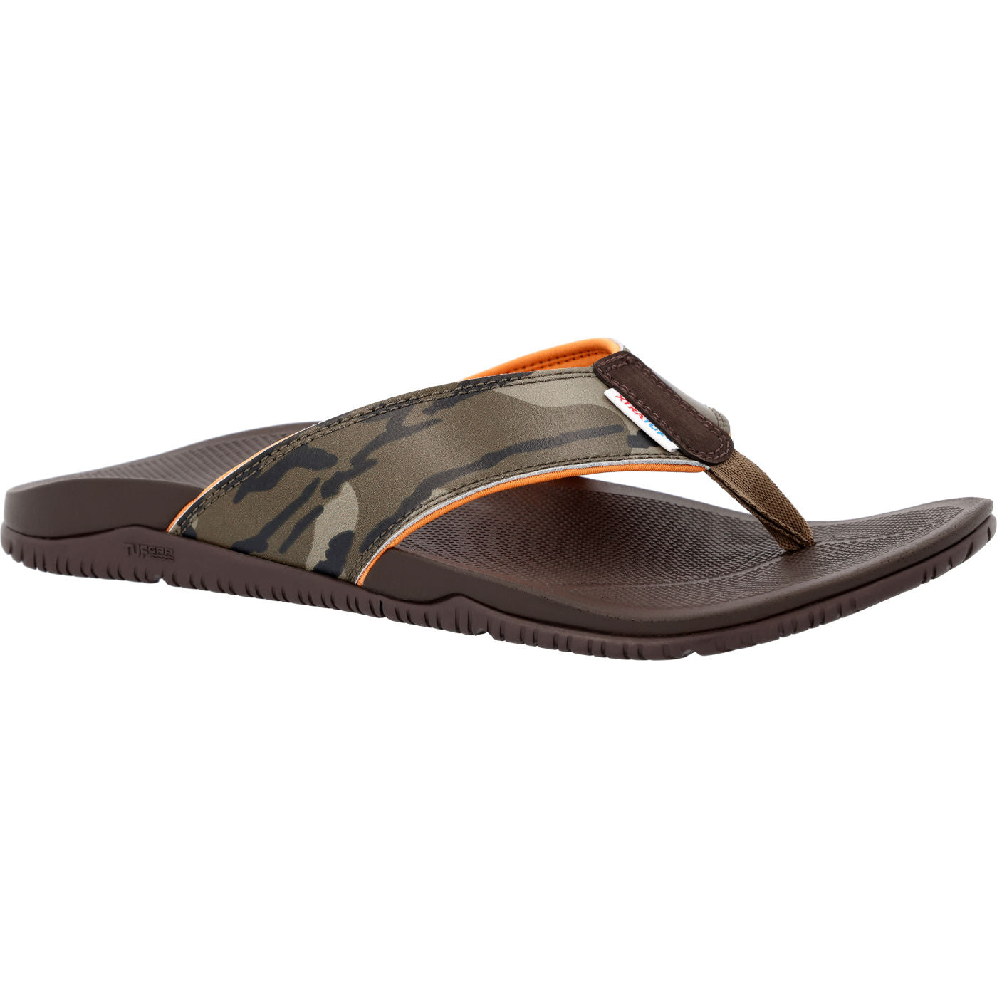 Camouflage Men's Mossy Oak Bottomland Auna Sandal Main View.