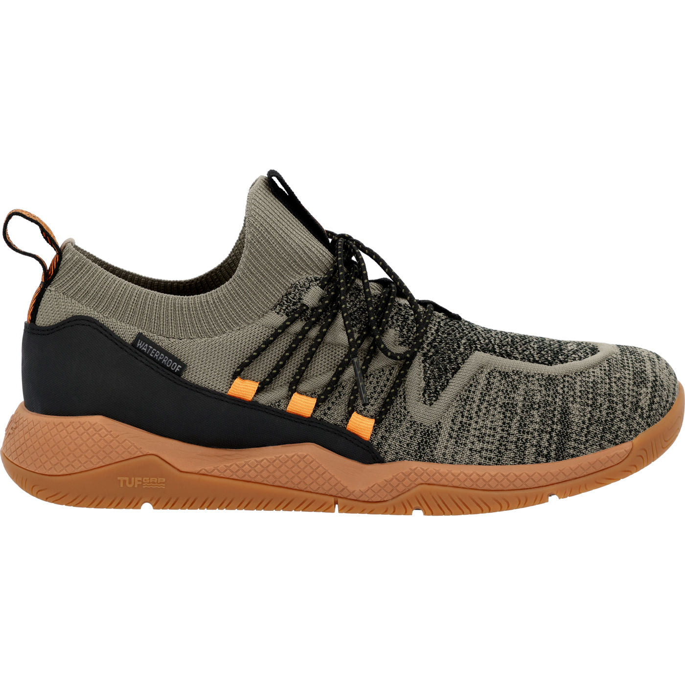 Green Men's Kiata Waterproof Sneaker Profile.
