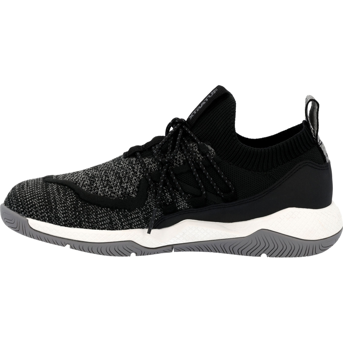 Black Women's Kiata Waterproof Sneaker Instep View.