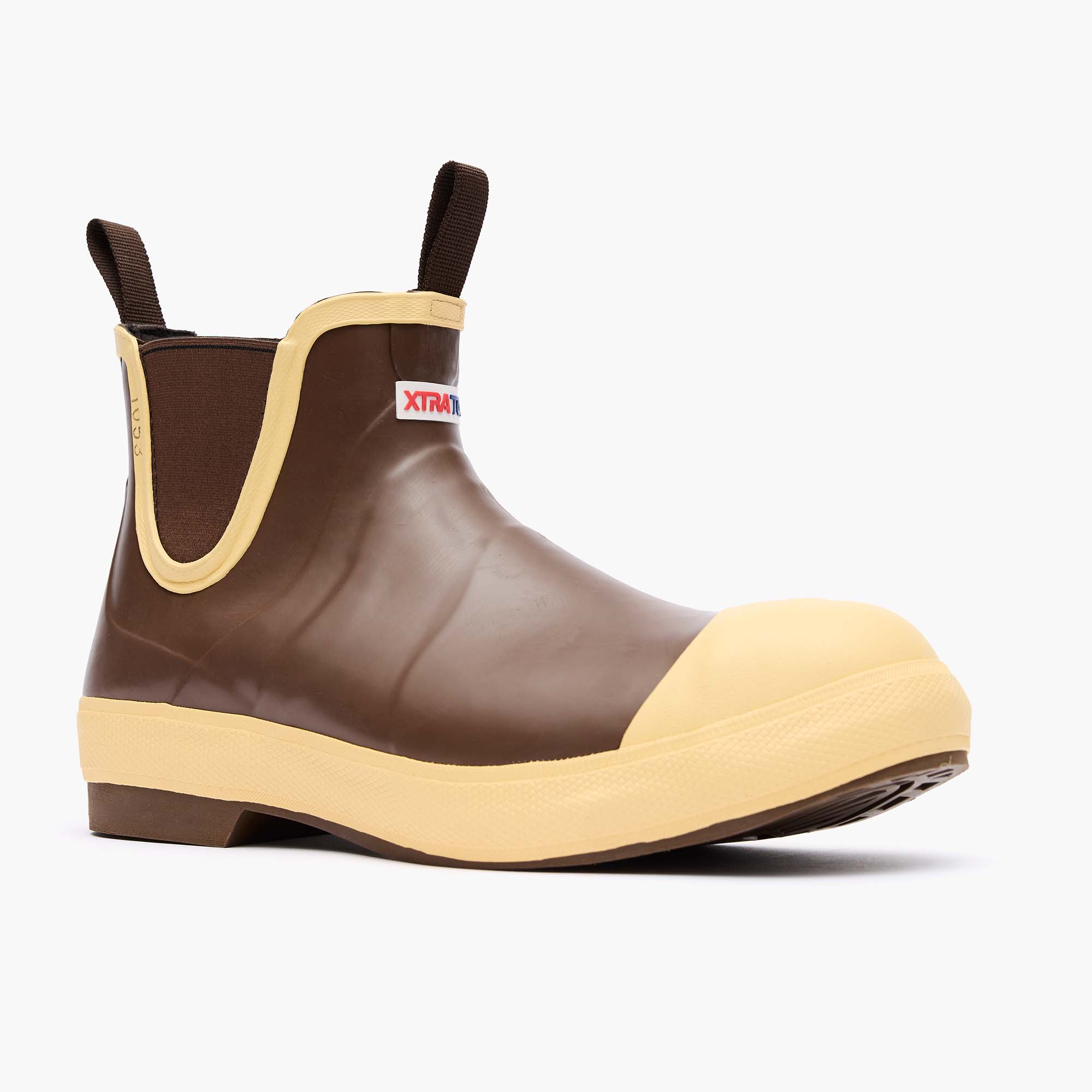 Gray Men's Steel Toe Legacy Ankle Deck Boot Main View.