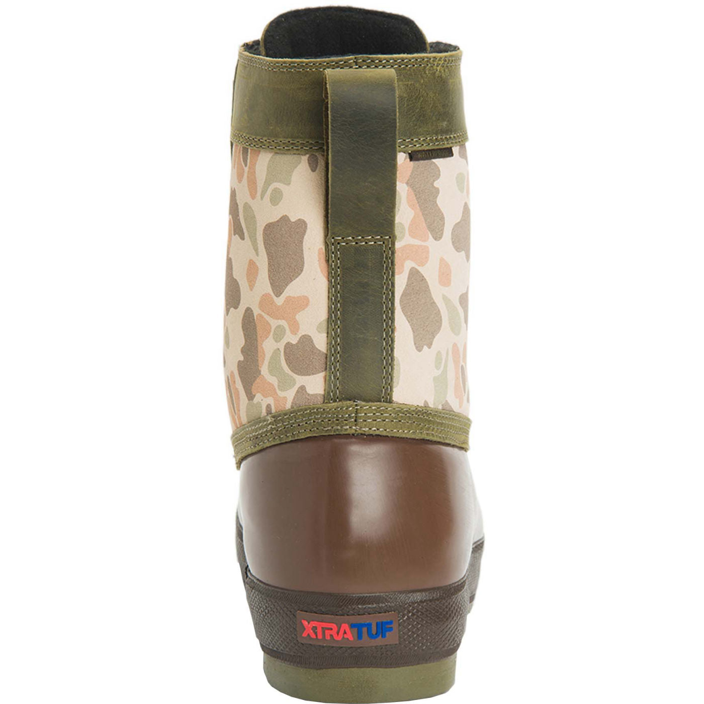 Duck Camo Men's 8" Insulated Legacy Lace Boot Back View.