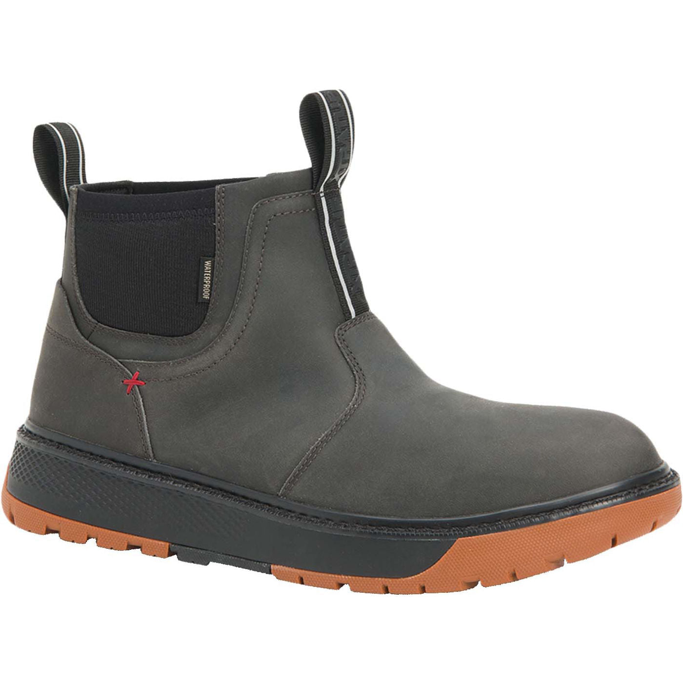 Black Men's Bristol Bay Leather Chelsea Boot Main View.