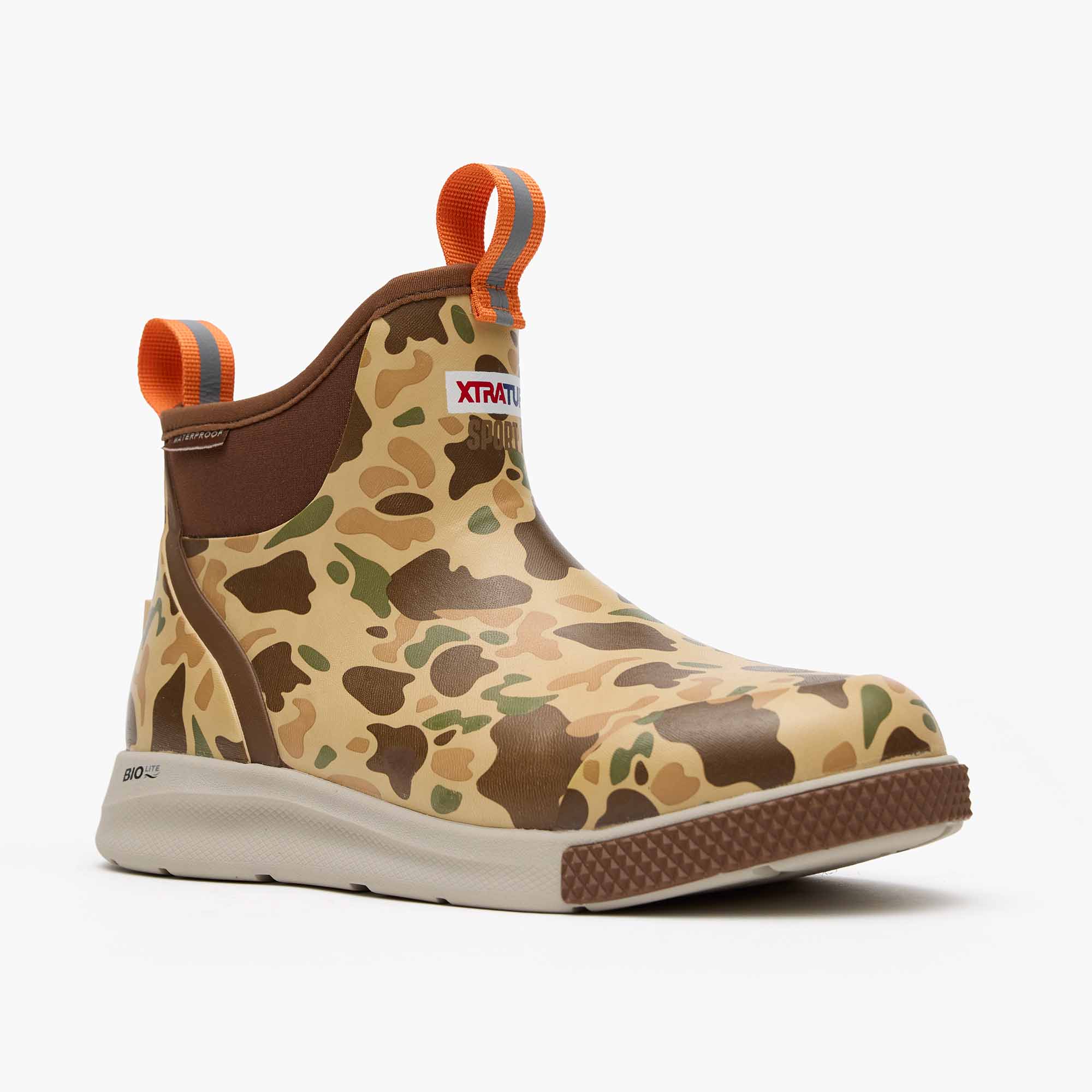 Duck Camo Women's Ankle Deck Boot Sport Main View.