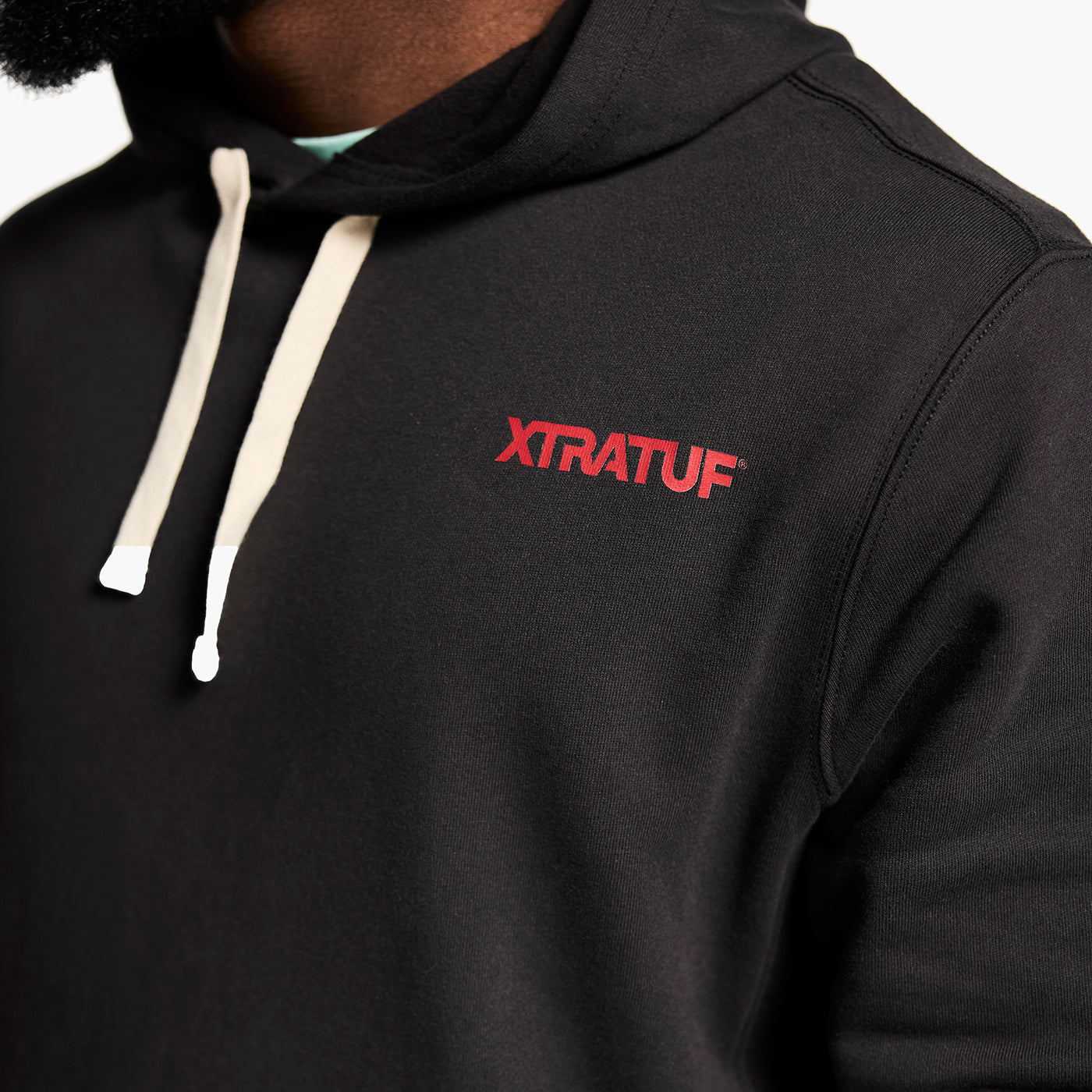Faded Black Unisex Heavyweight Hoodie Alternate 5.