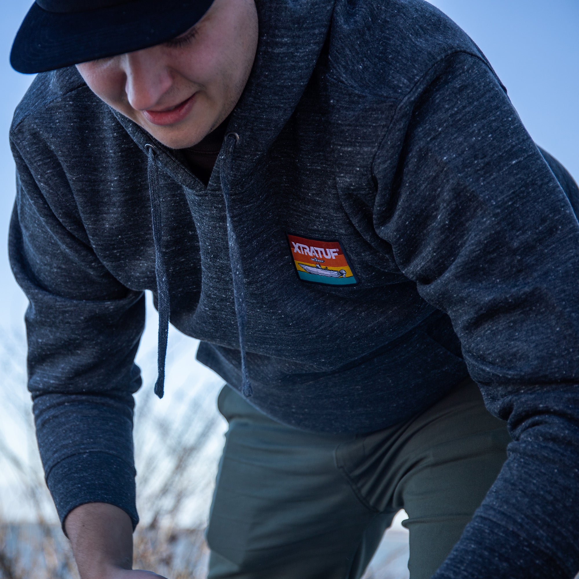 Chg Unisex Hoodie On-Foot View.