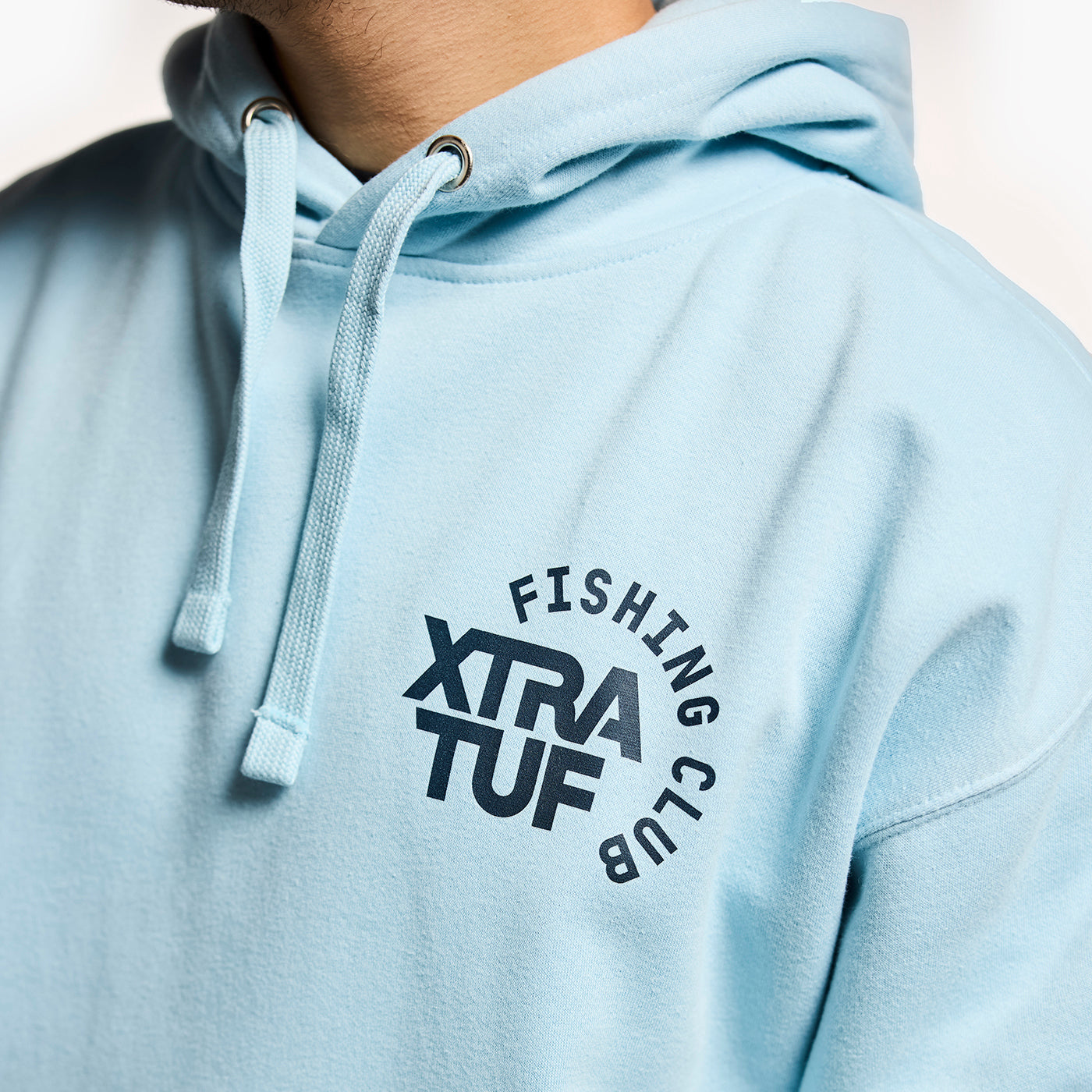 Sky Blue Unisex Midweight Hoodie Alternate 6.