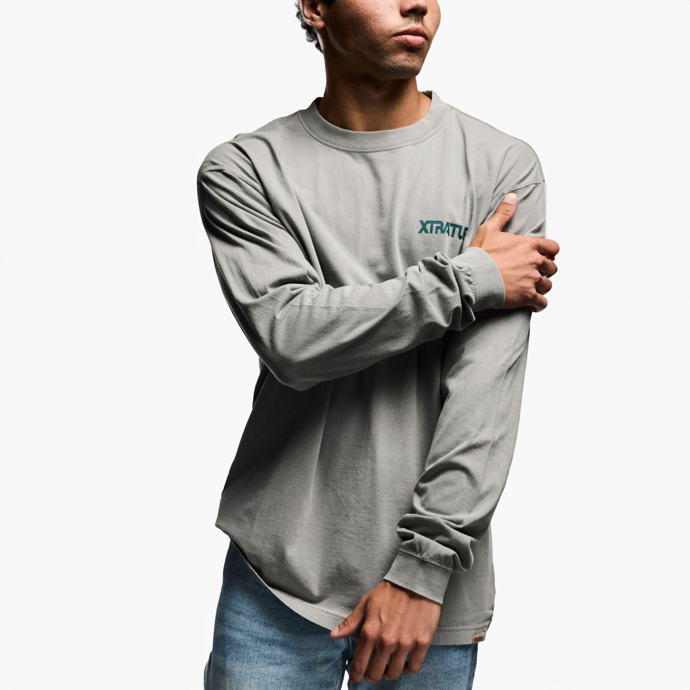 Ugr Men's Long Sleeve Tee Profile.