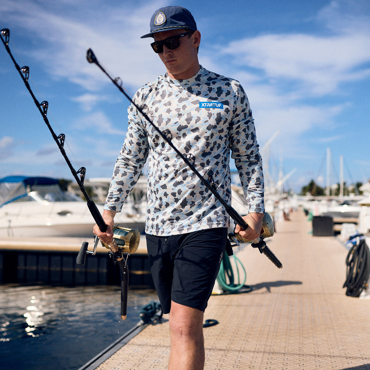 Dic Men's Long Sleeve Shirt On-Foot View.