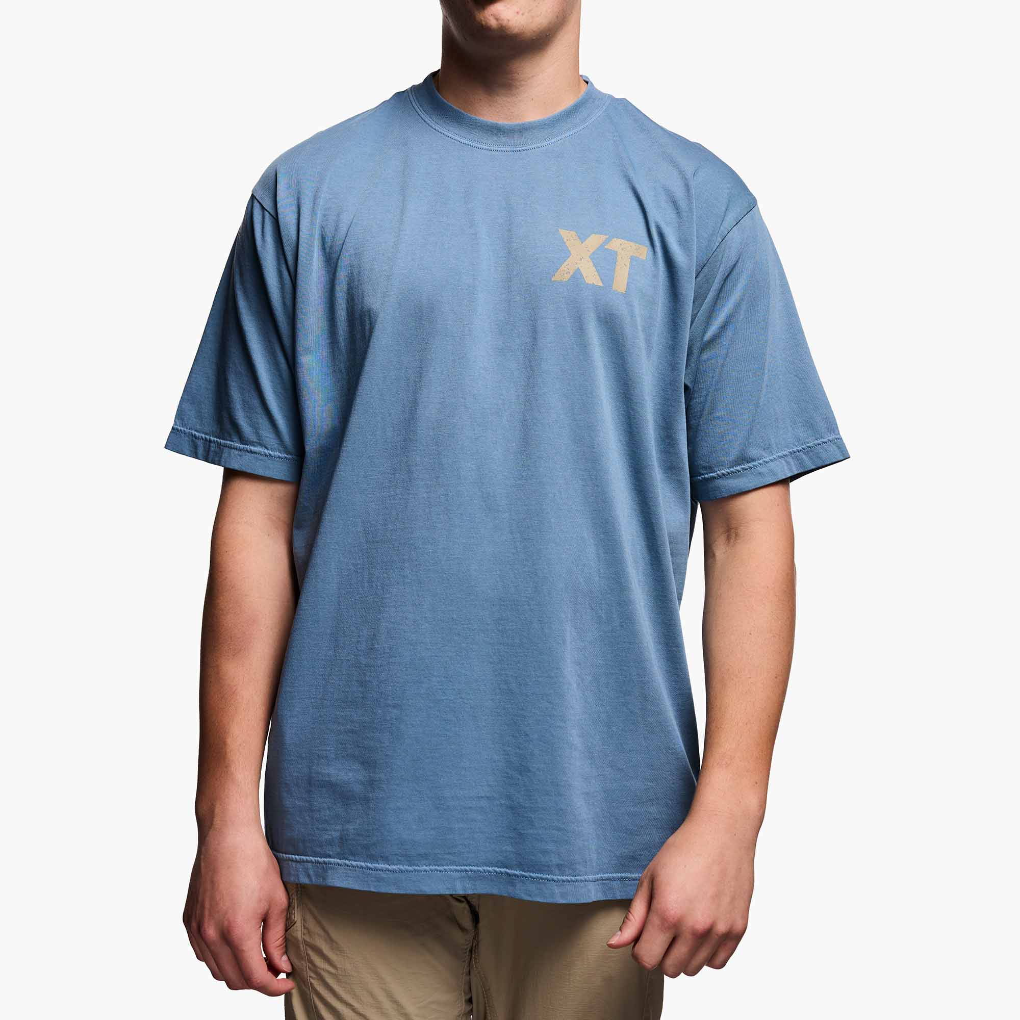 Elb Men's Short Sleeve Tee Back View.