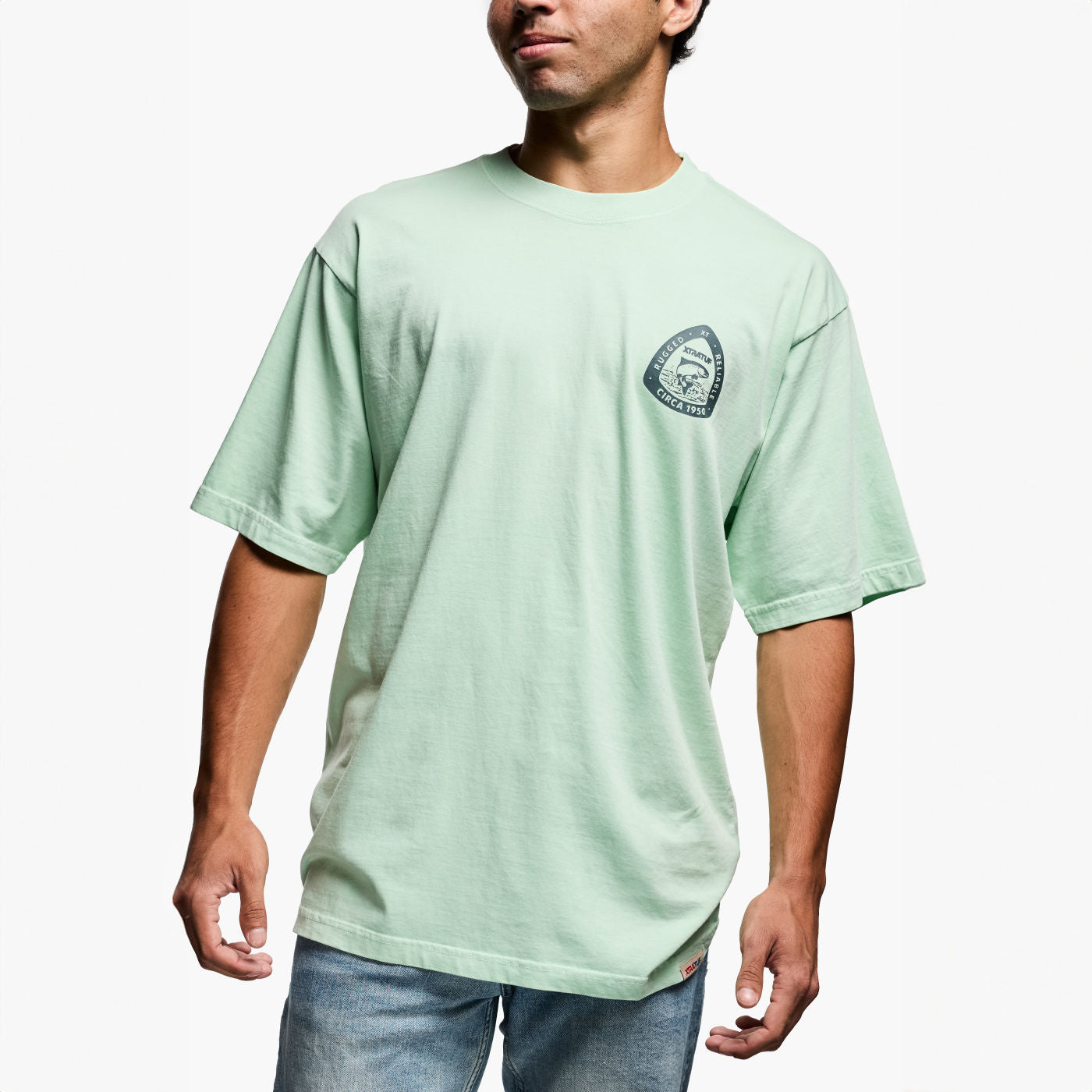 Beg Men's Short Sleeve Tee Back View.