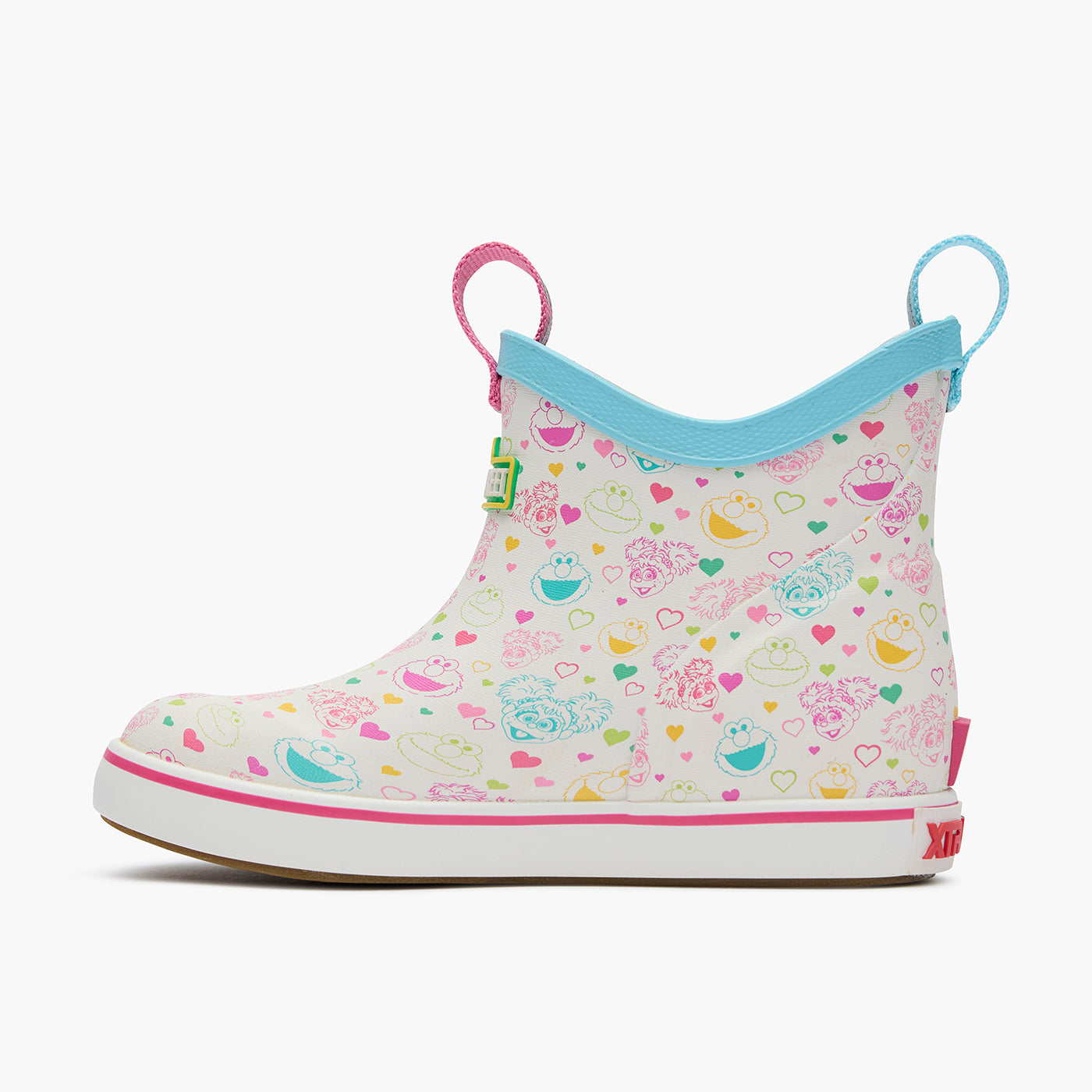 Sesame Street White Multi Sesame Street Kids' Ankle Deck Boot Profile 2.