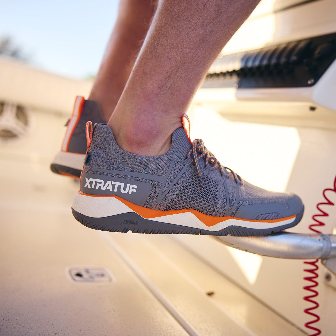River Rock Men's Kiata Drift Sneaker On-Foot View.