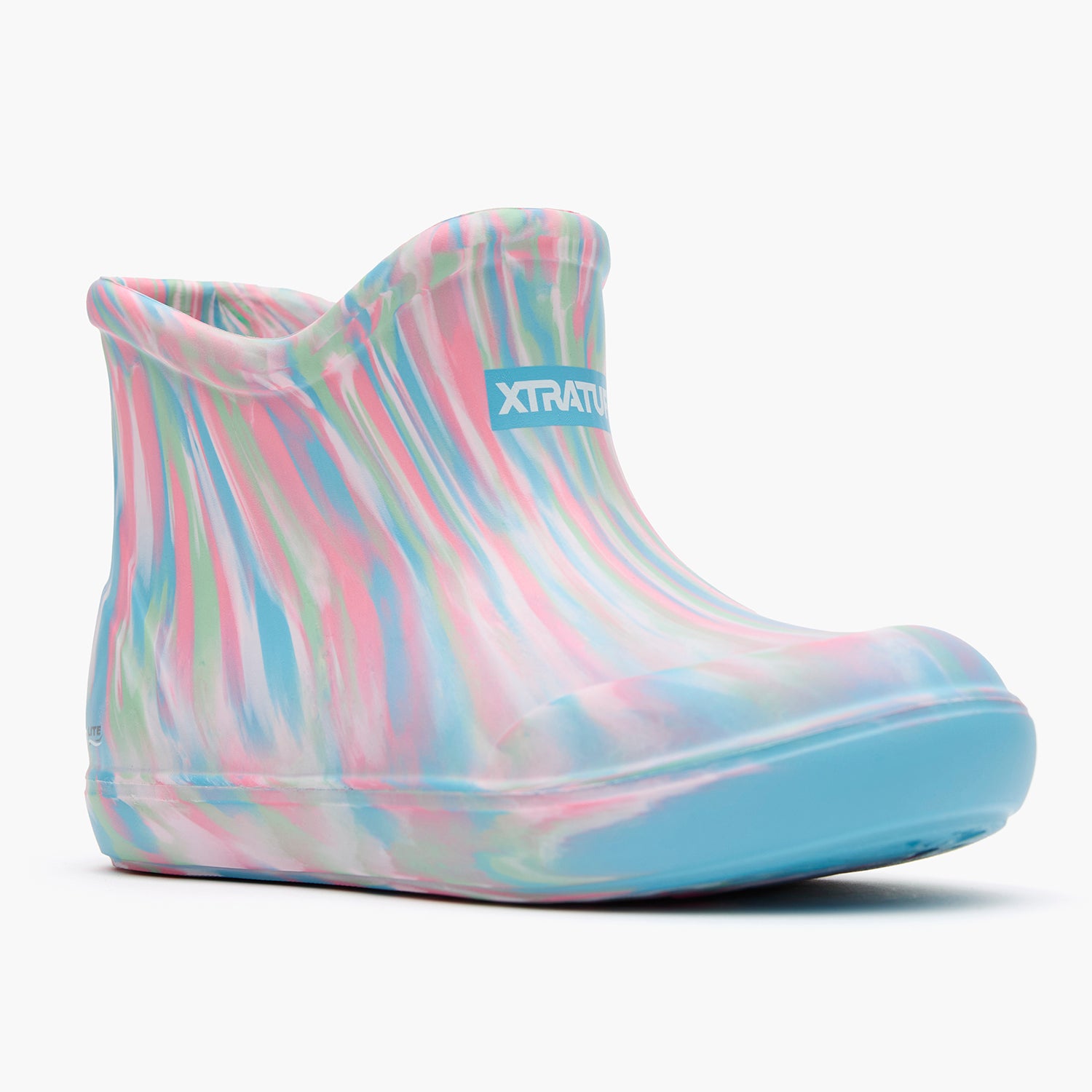 Black TUFS Kids' Ankle Deck Boot Main View.