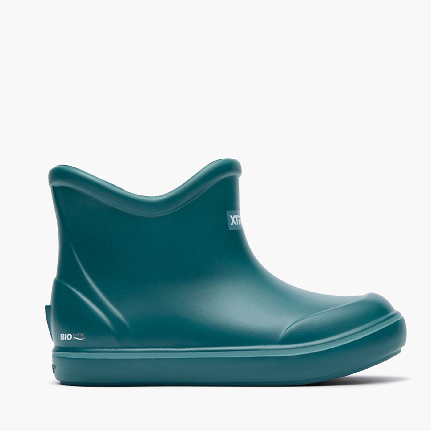 Transformative Teal TUFS Kids' Ankle Deck Boot Profile.