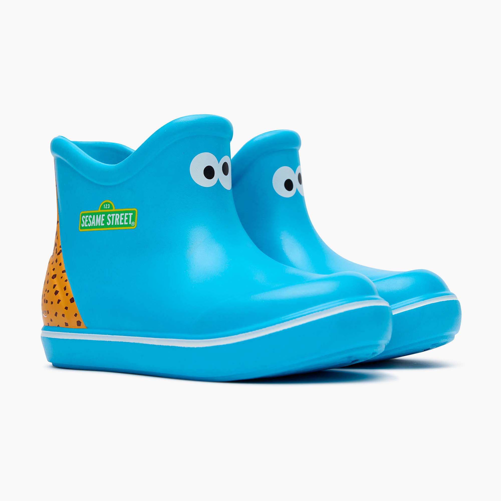 Cookie Monster Blue Sesame Street TUFS Kids' Ankle Deck Boot Main 2.
