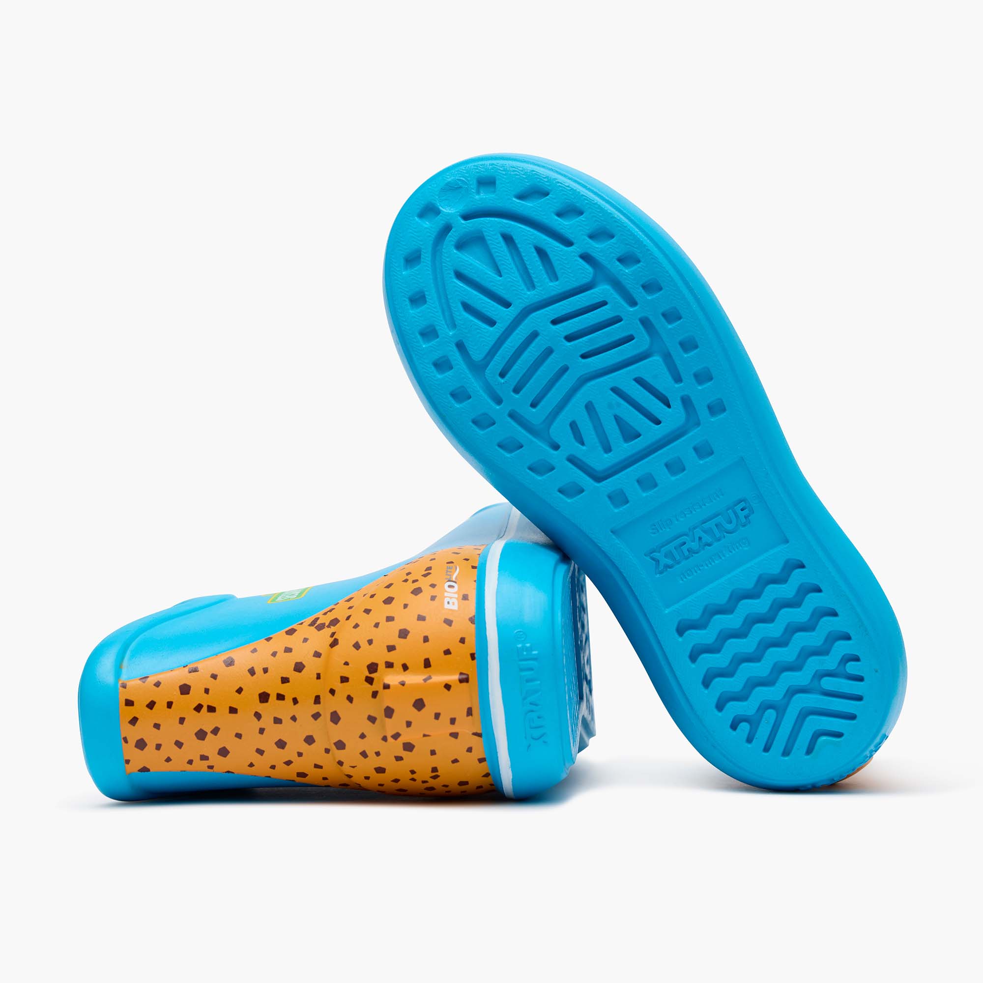 Cookie Monster Blue Sesame Street TUFS Kids' Ankle Deck Boot Outsole.