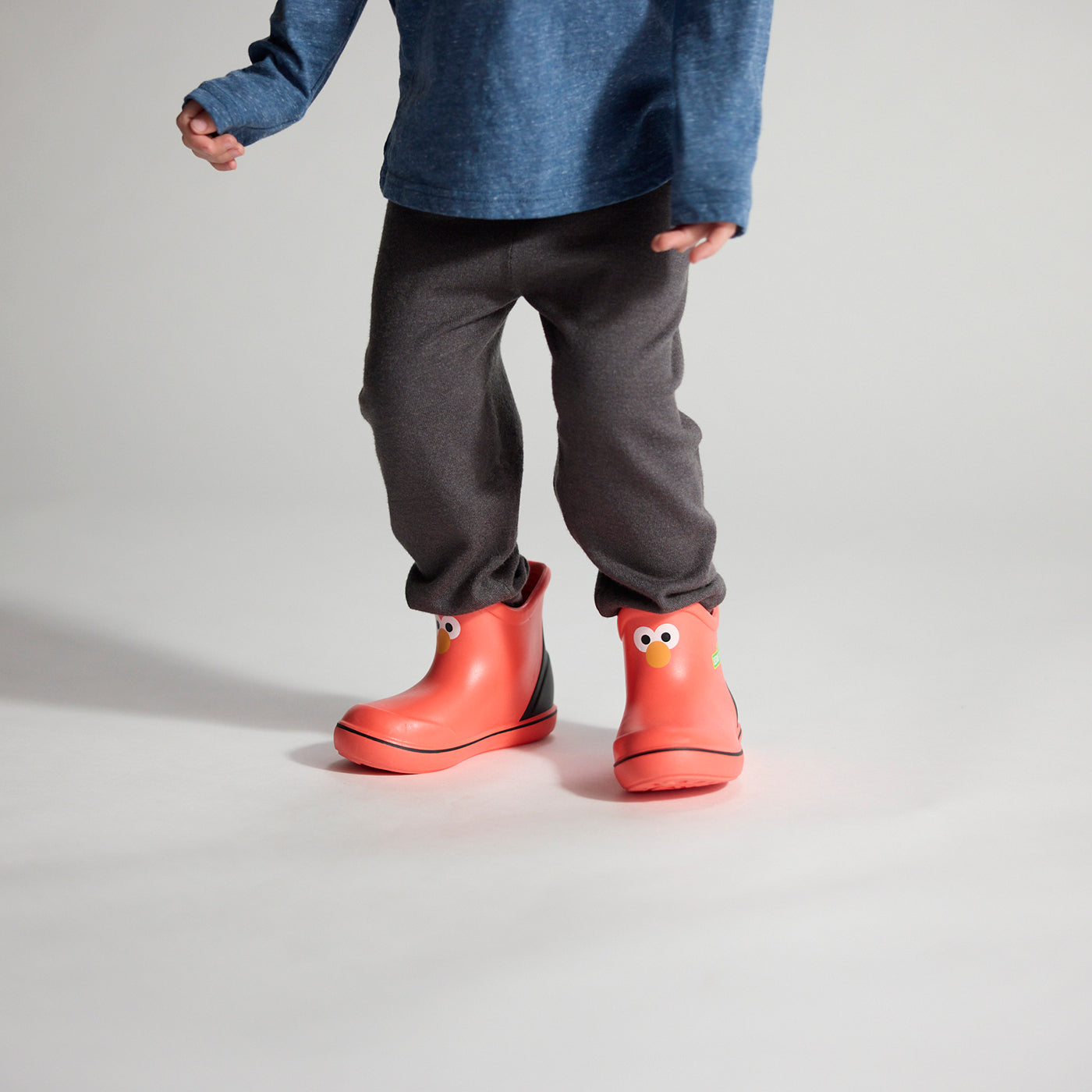 Elmo Red Sesame Street TUFS Kids' Ankle Deck Boot Main View.
