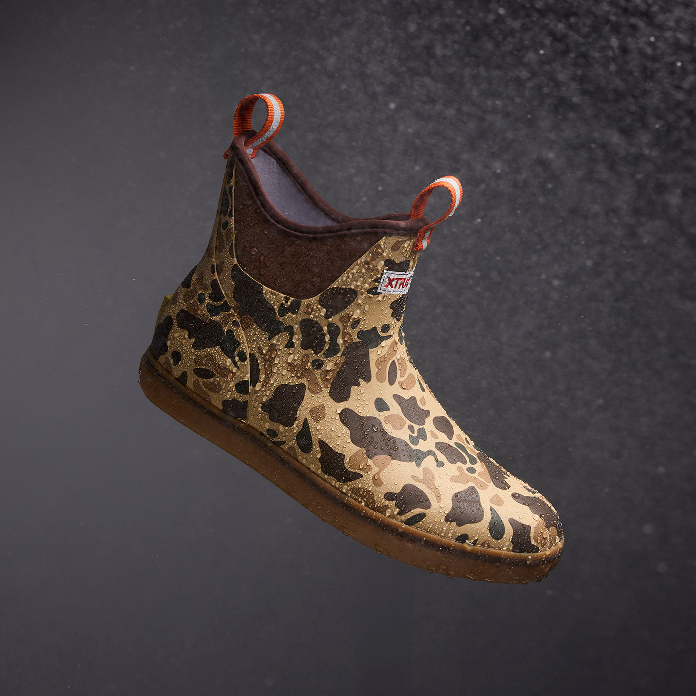 Duck Camo Men's Duck Camo Ankle Deck Boot Main View.