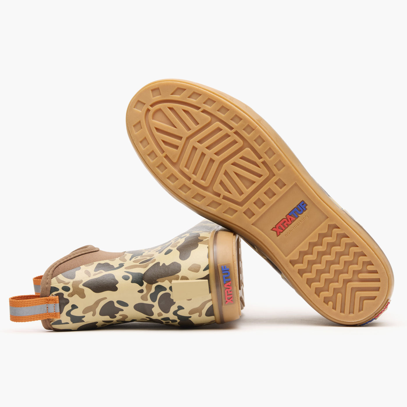 Duck Camo Men's Duck Camo Ankle Deck Boot Outsole.
