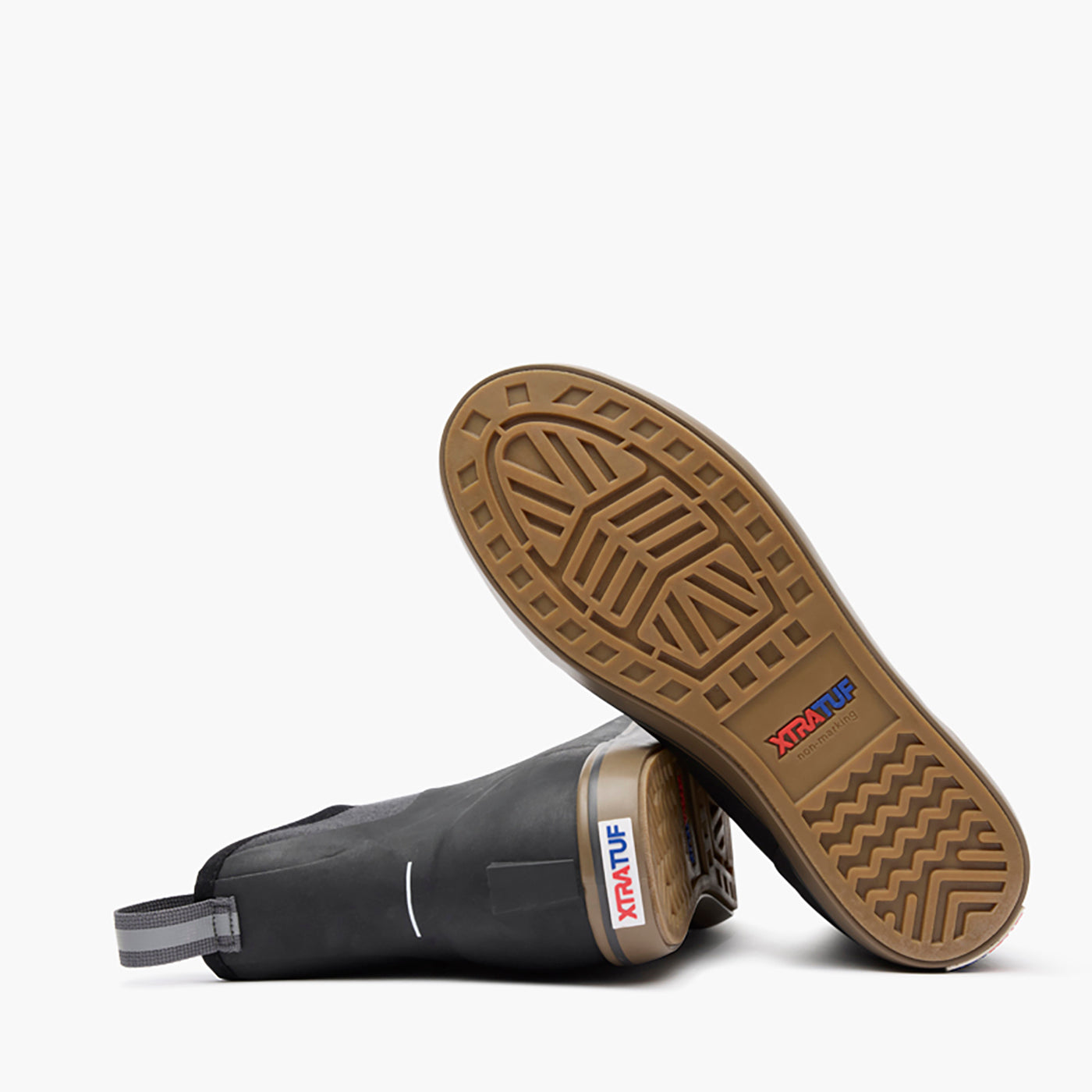 Black Finisterre + XTRATUF Ankle Deck Boot Outsole.
