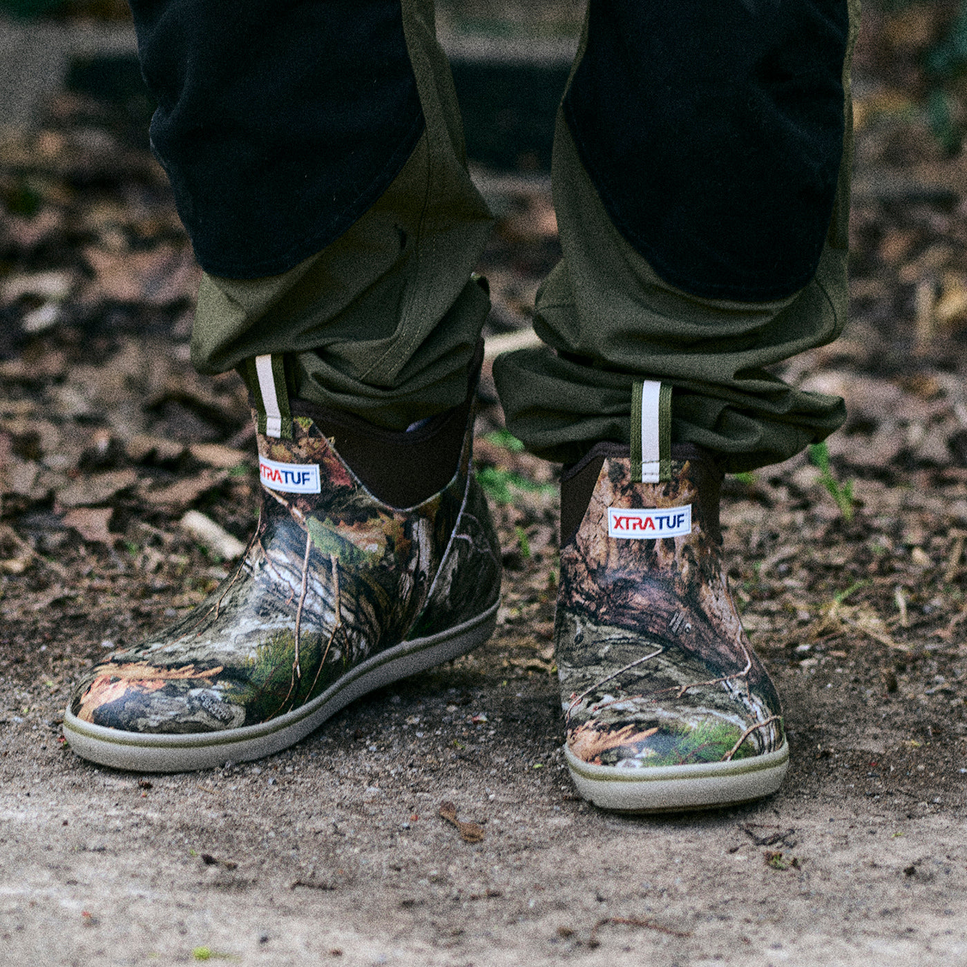 Mossy Oak Country Dna Men's Mossy Oak® Country DNA Ankle Deck Boot Alternate View.