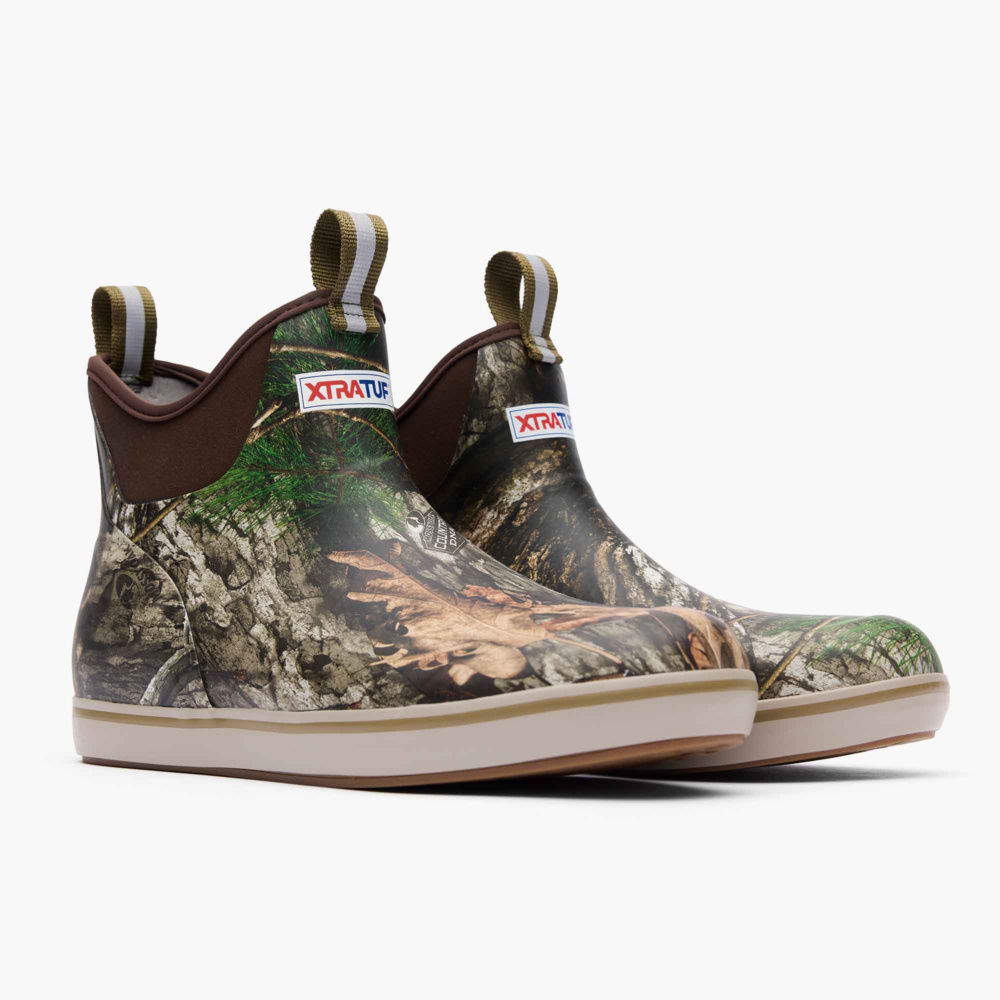 Mossy Oak Country Dna Men's Mossy Oak® Country DNA Ankle Deck Boot Main 2.