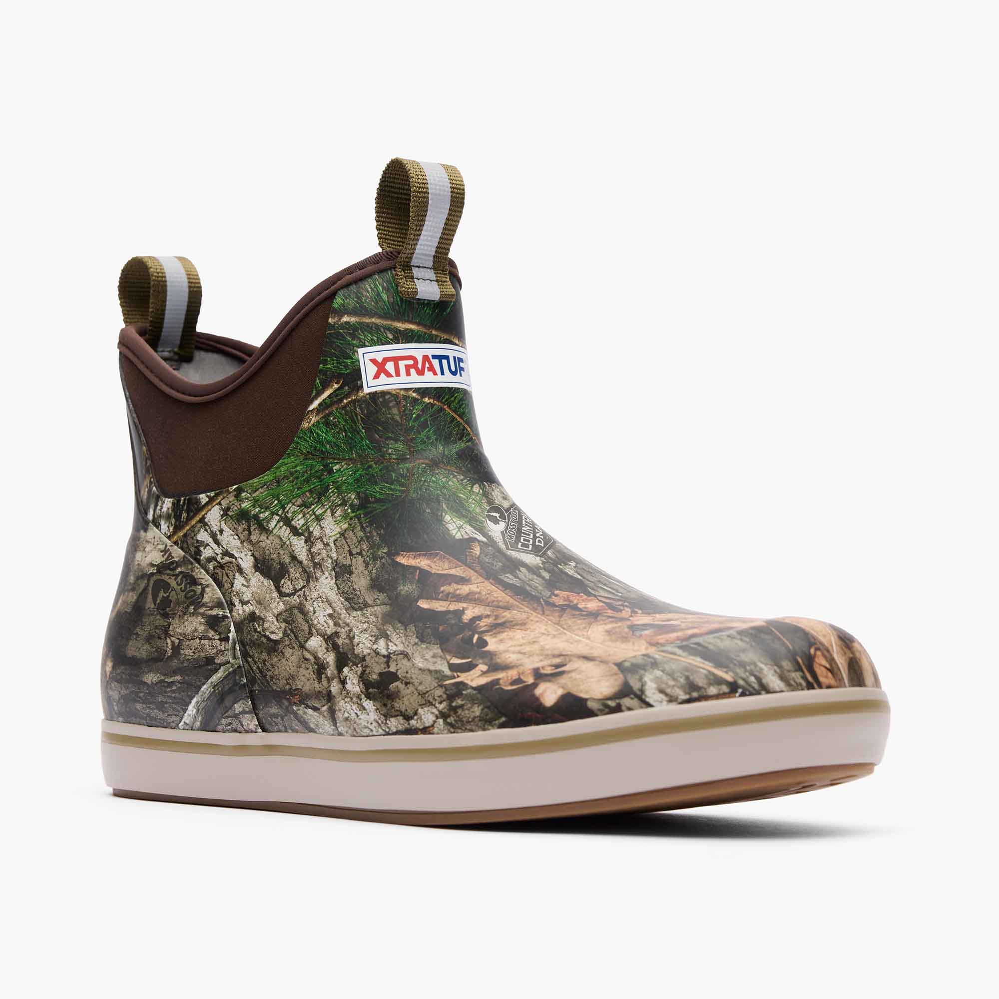 Mossy Oak Country Dna Men's Mossy Oak® Country DNA Ankle Deck Boot Main View.