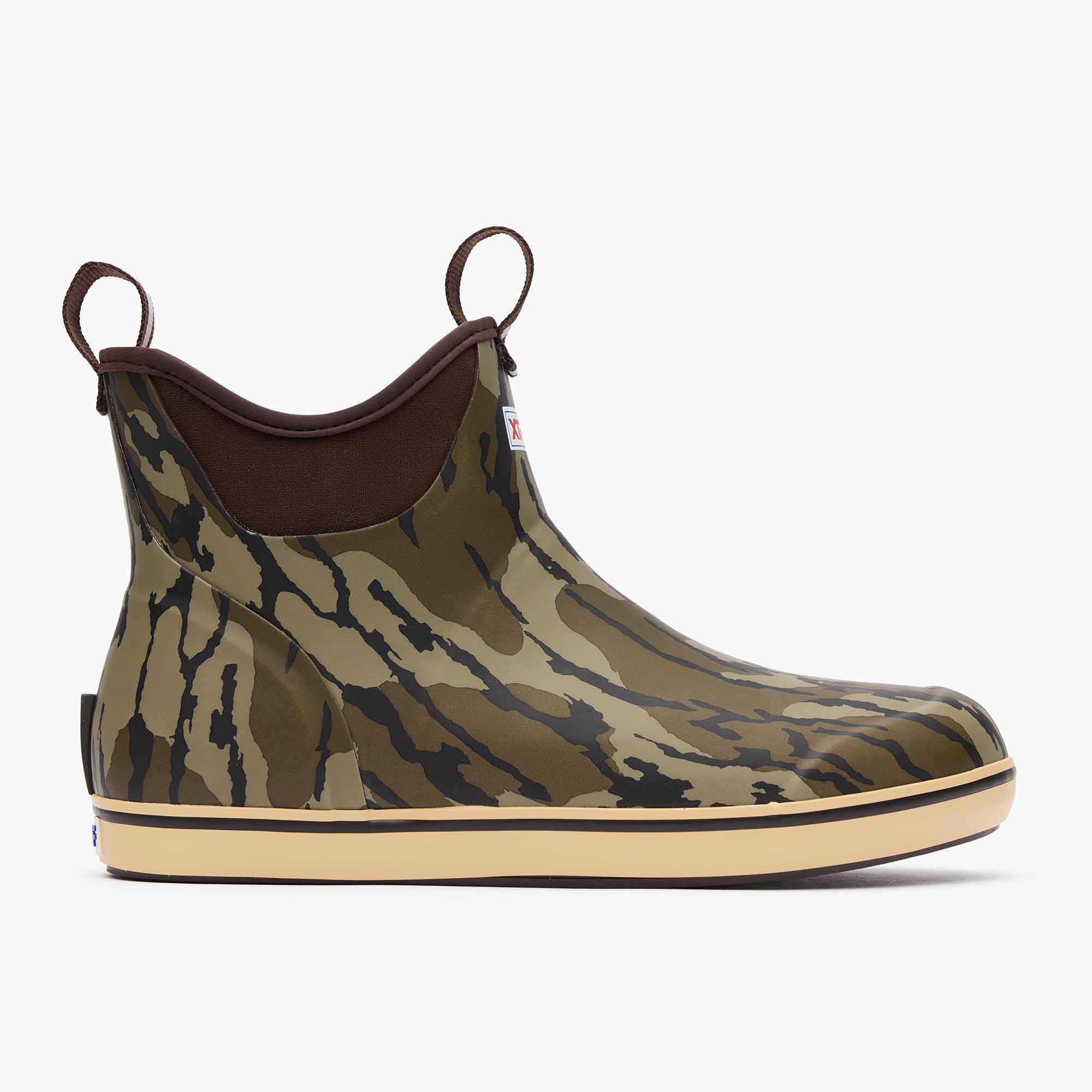 Mossy Oak Bottomland Men's Mossy Oak™ Bottomland Ankle Deck Boot Profile.