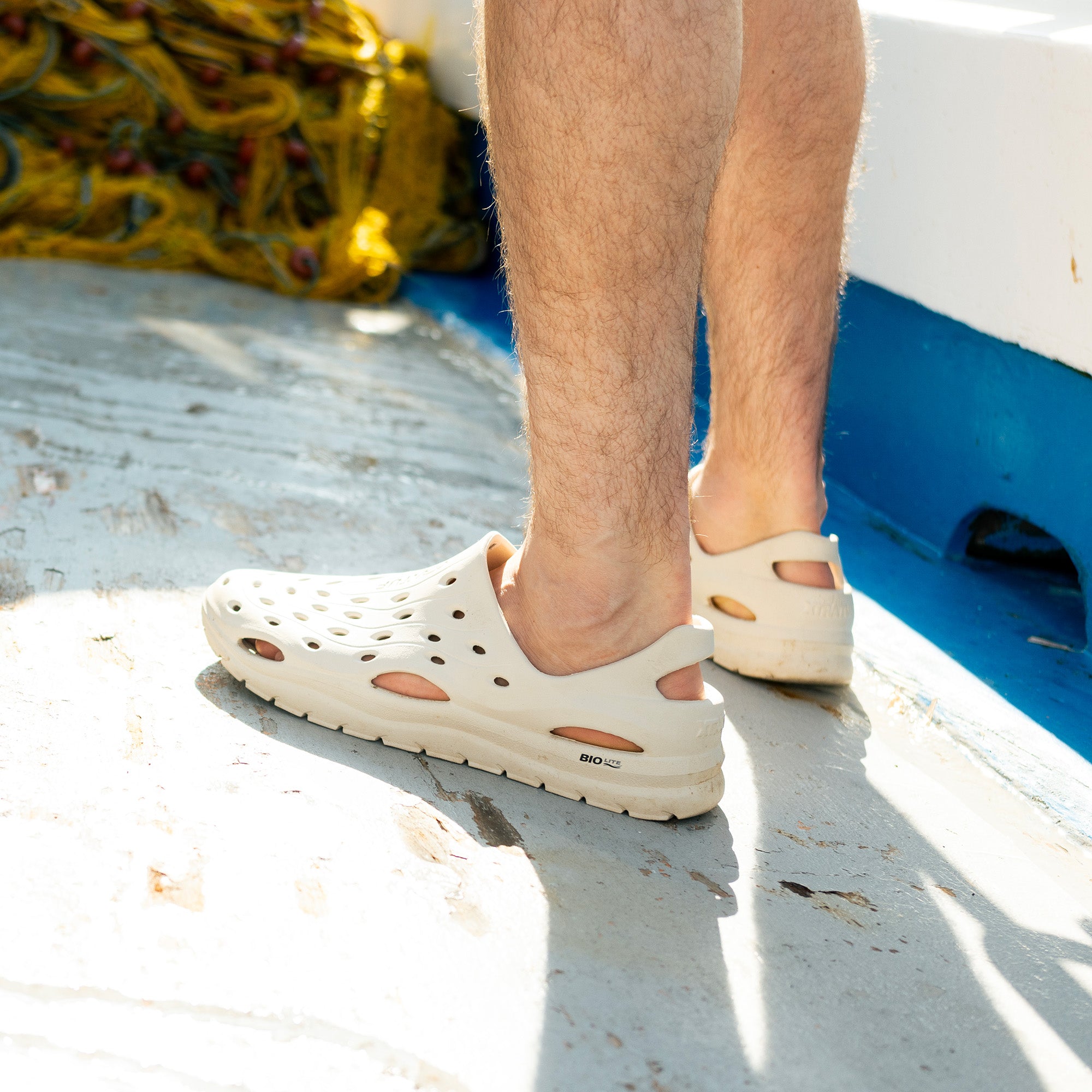 Sand Unisex Riptide Sandal On-Foot View.