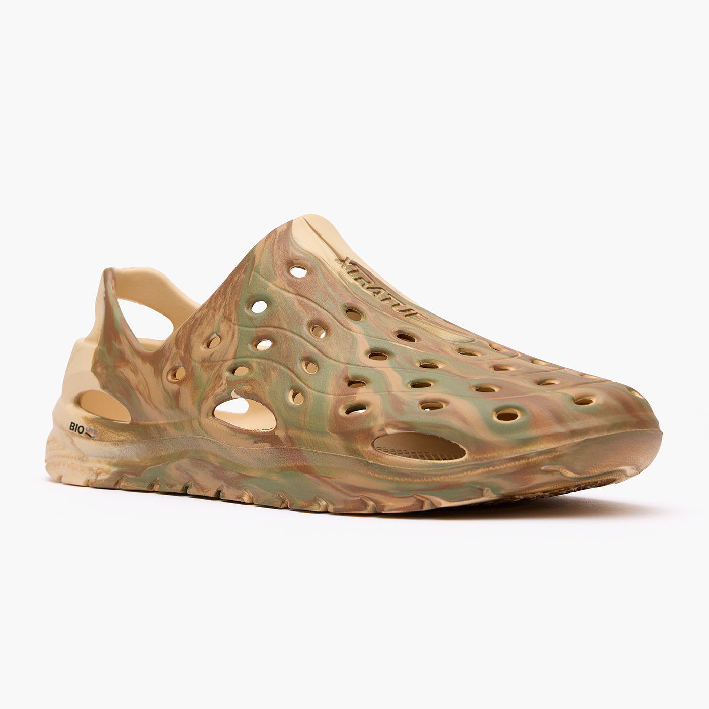 Duck Camo Swirl Unisex Riptide Sandal Main View.