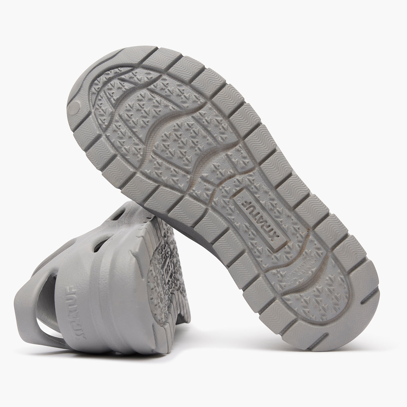 Ultimate Grey Kids' Riptide Sandal Outsole.