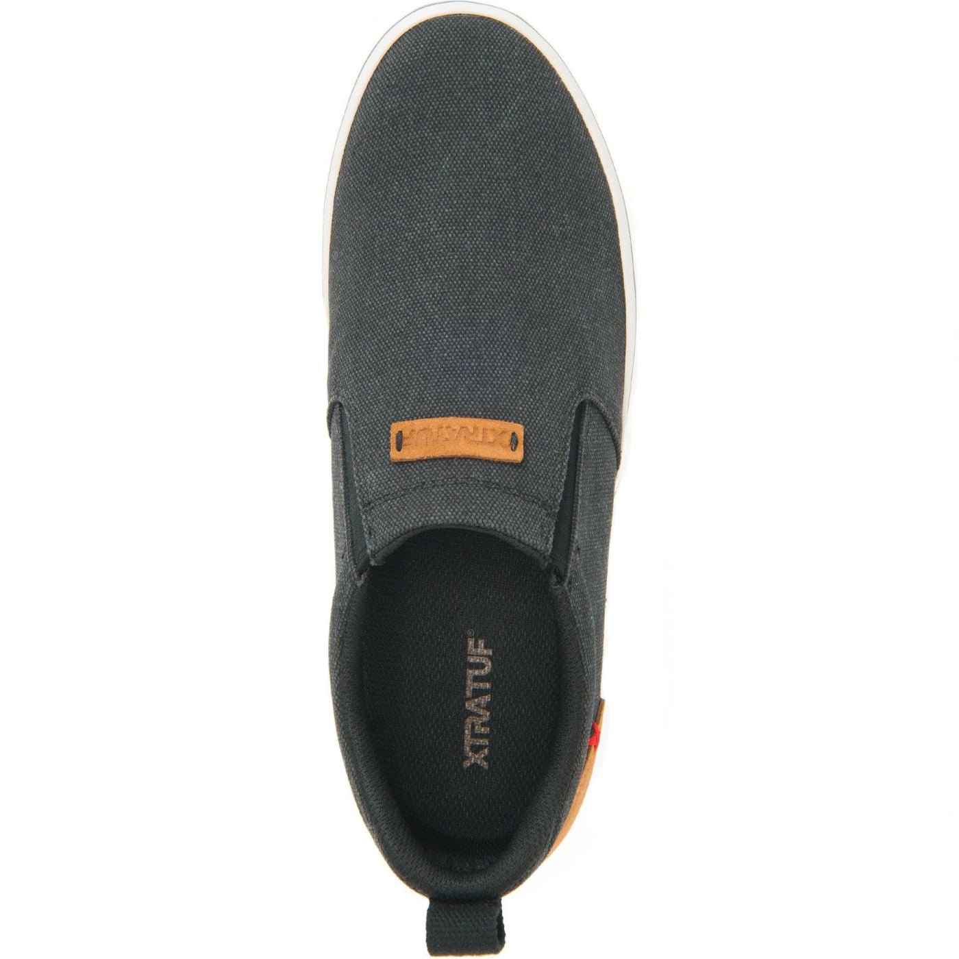 Black Men's Canvas Sharkbyte Deck Shoe Birdseye.