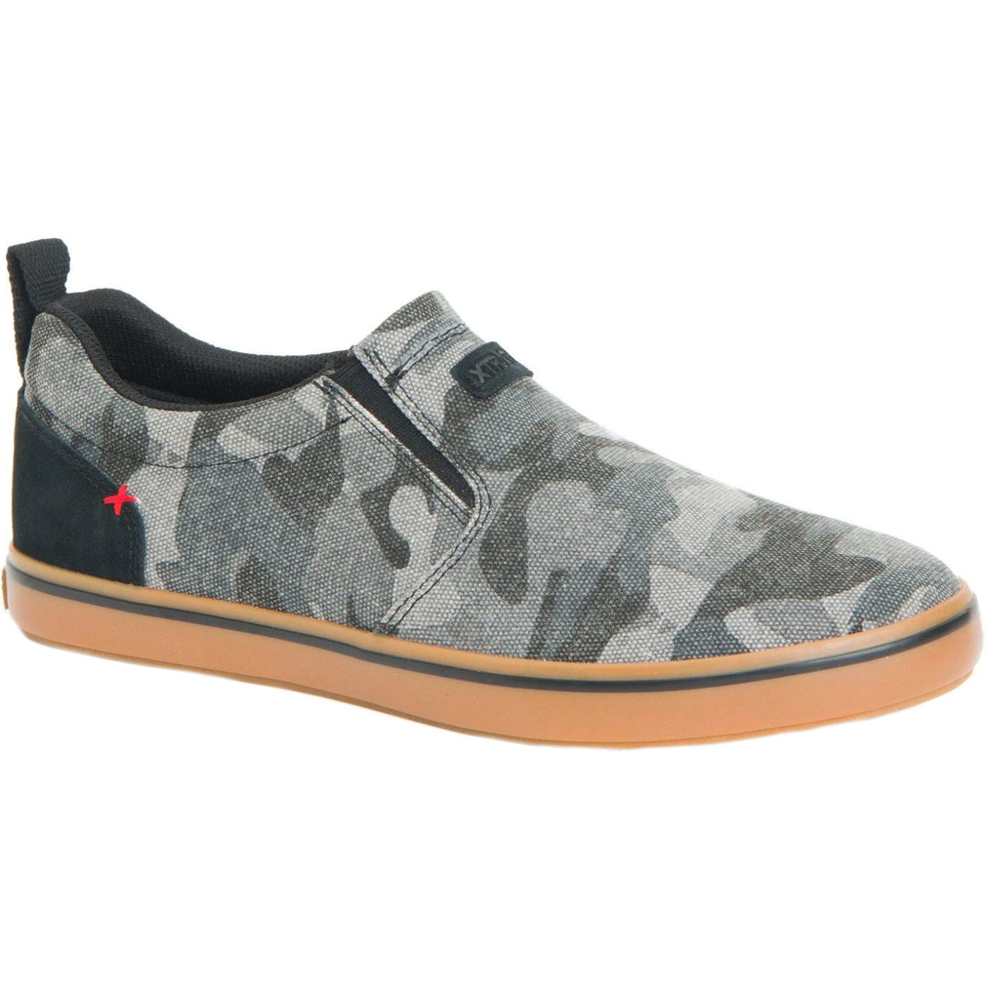 Camo Men's Canvas Sharkbyte Deck Shoe Main View.