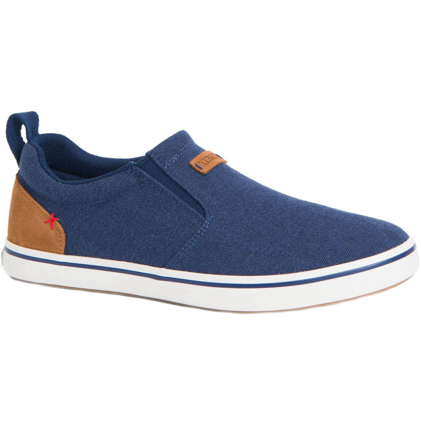 Blue Men's Canvas Sharkbyte Deck Shoe Main View.