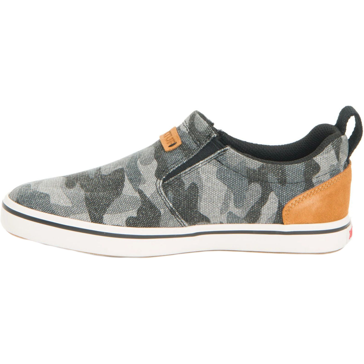 Camo Women's Canvas Sharkbyte Deck Shoe Instep View.