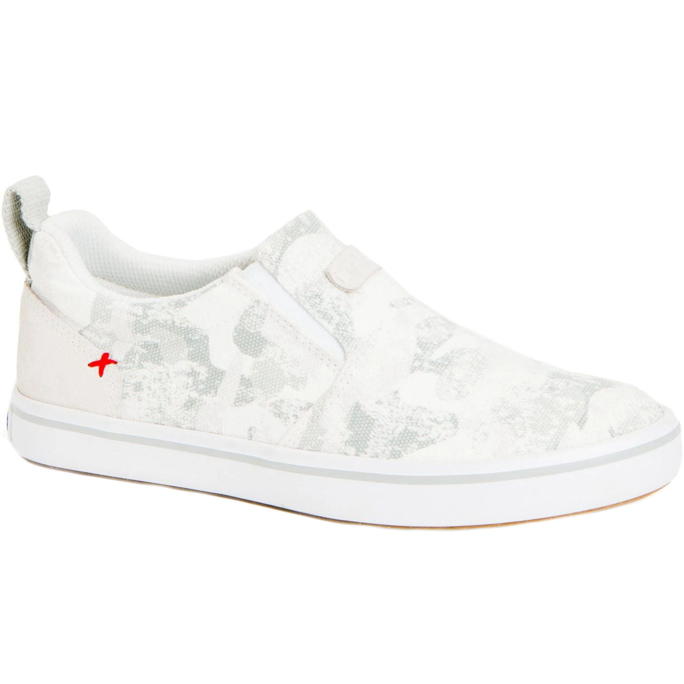 White Women's Canvas Sharkbyte Deck Shoe Main View.