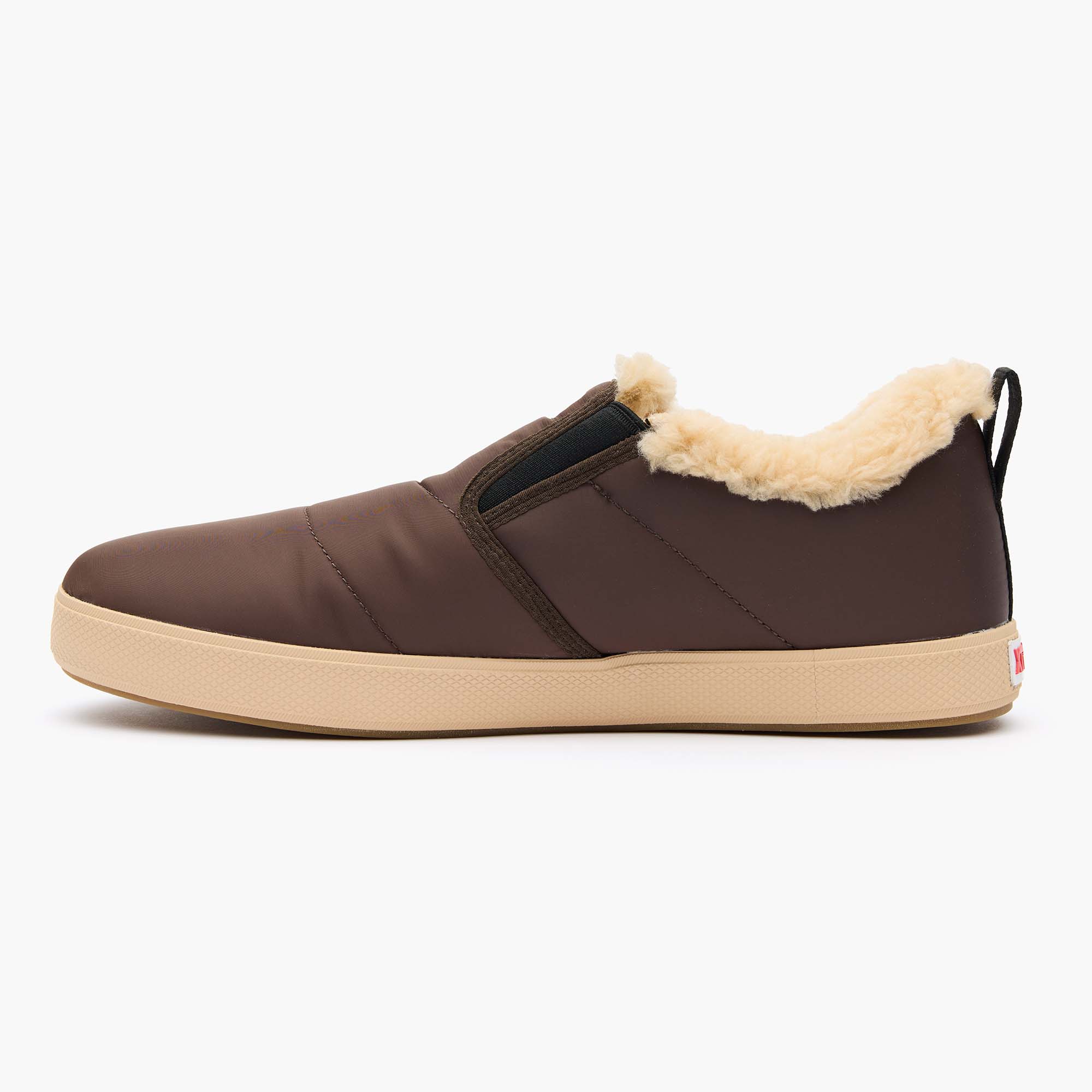 Brown Unisex Nylon Homer II Slip On Instep View.