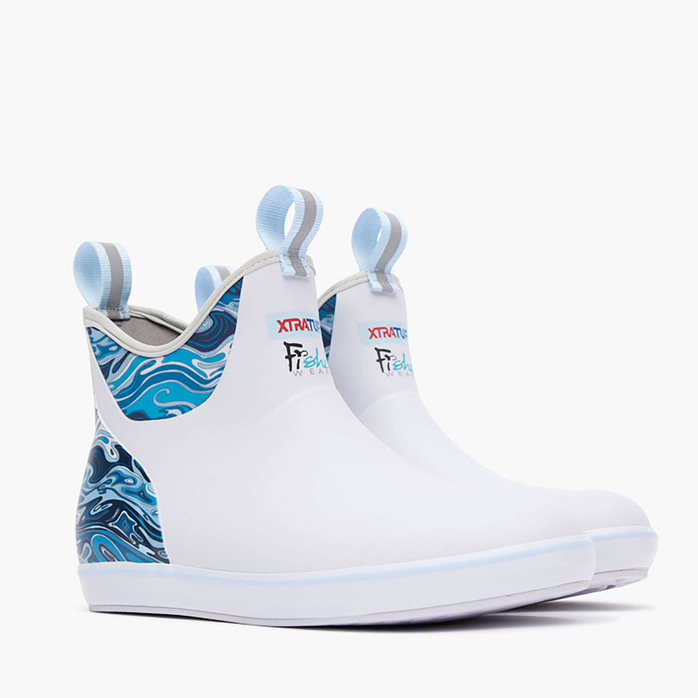 White / Fishe Waters Women's Fishe®Wear Ankle Deck Boot Pair 2.