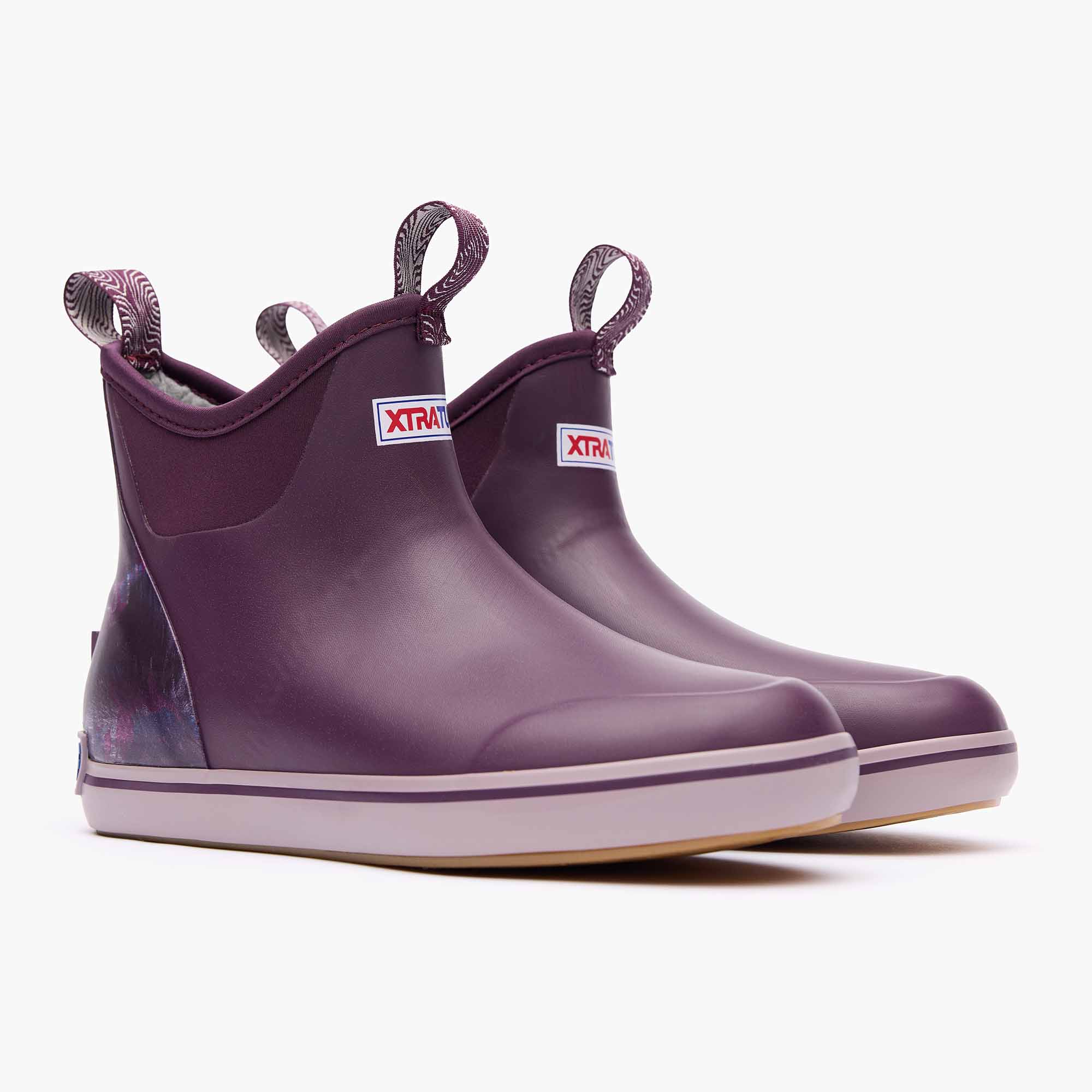 Gray Women's Trolling Pack Fleece Lined Ankle Deck Boot Main 2.