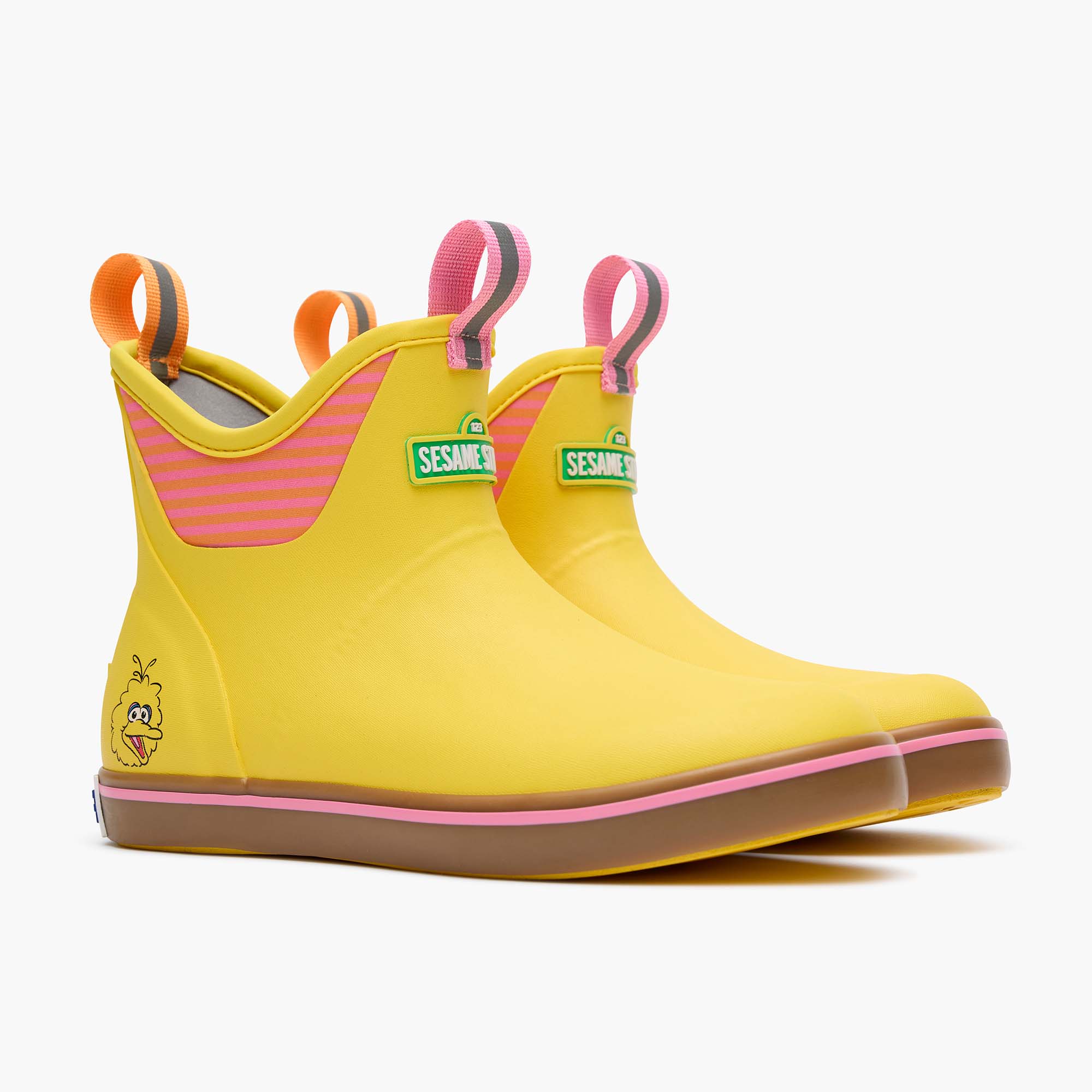 Gray Sesame Street Women’s Ankle Deck Boot Main 2.