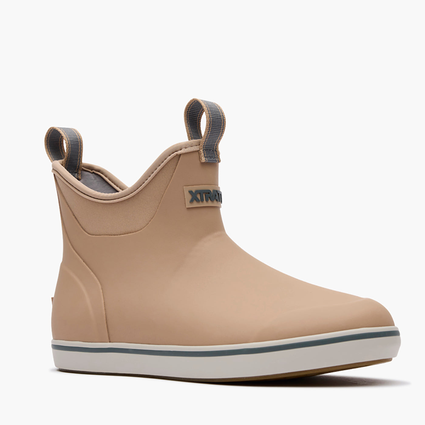 Warm Taupe Women's Ankle Deck Boot Main View.