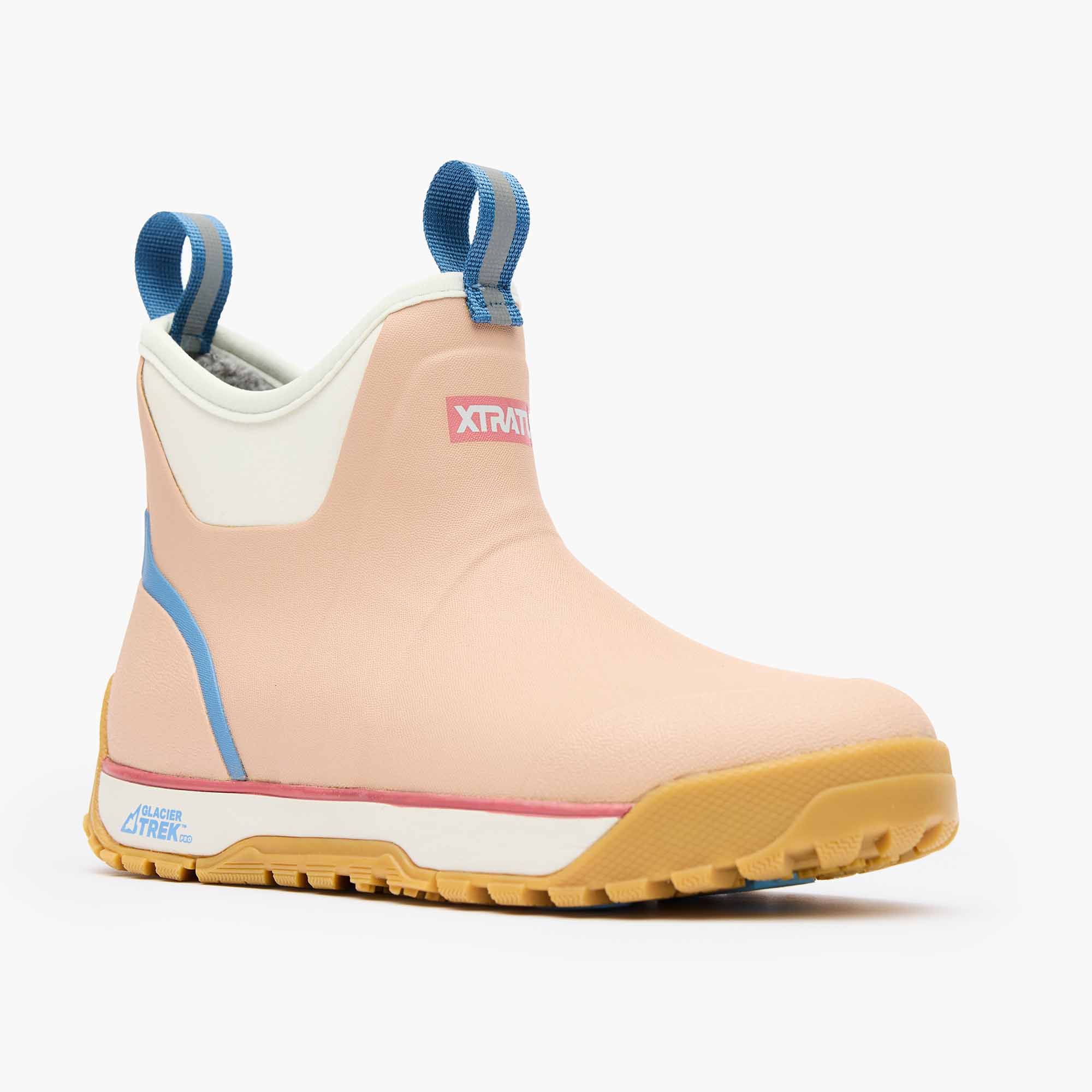 Rose Women's Ice Fleece Lined Ankle Deck Boot Main View.