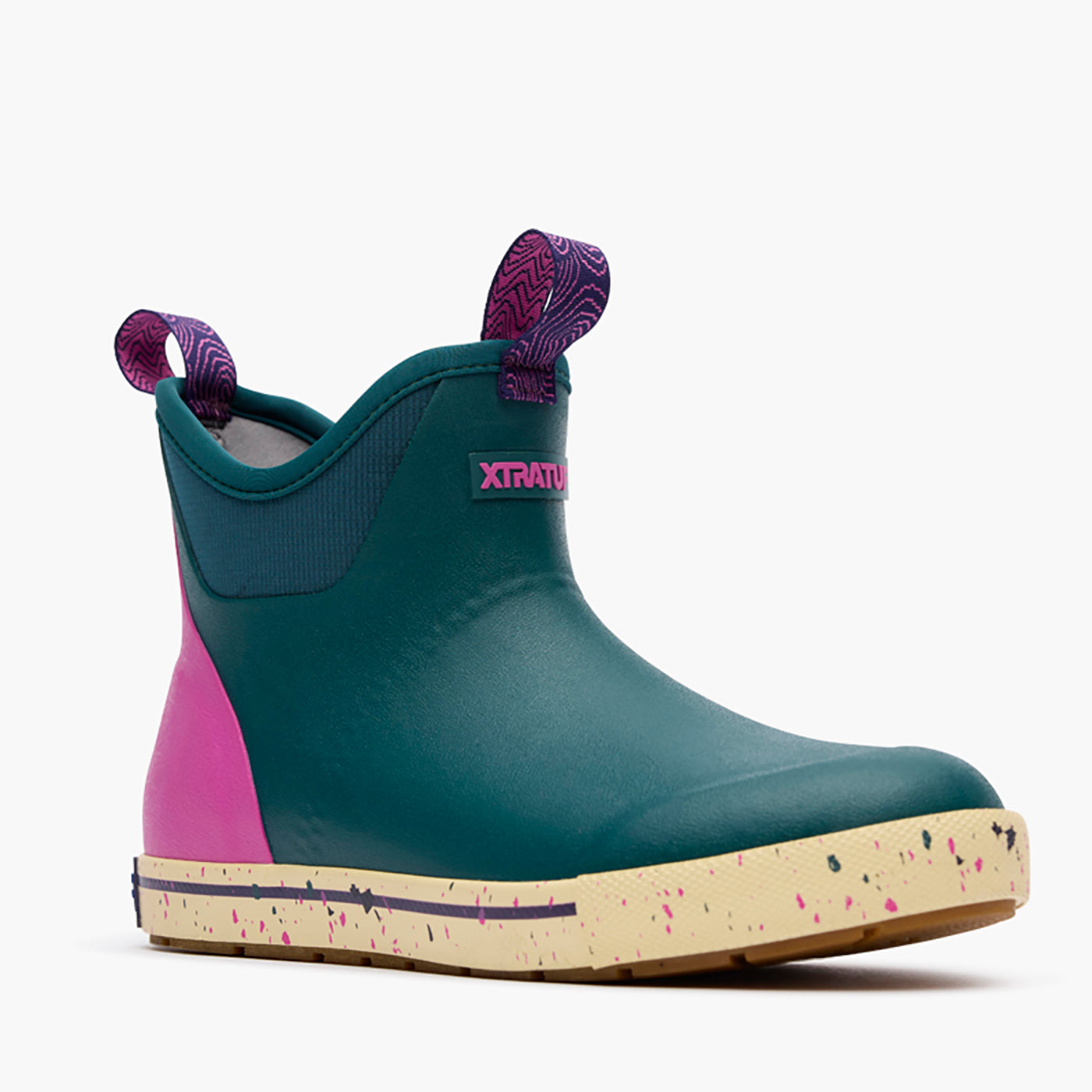Transformative Teal Women's Camp Ankle Deck Boot Alternate View.