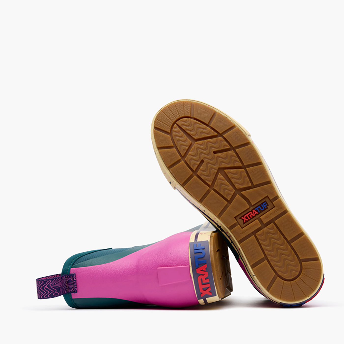 Transformative Teal Women's Camp Ankle Deck Boot Outsole.