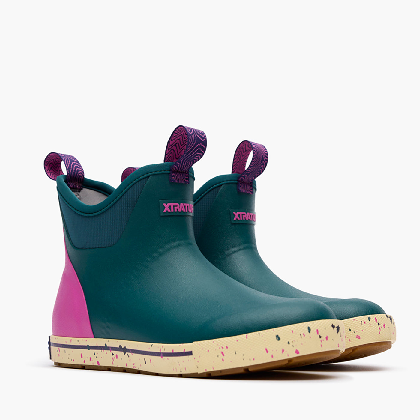 Transformative Teal Women's Camp Ankle Deck Boot Pair 2.