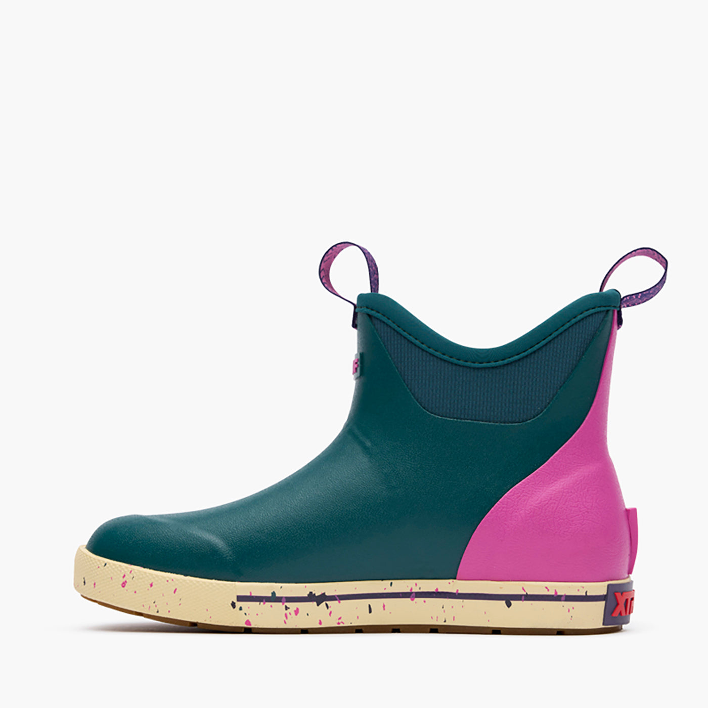 Transformative Teal Women's Camp Ankle Deck Boot Profile 2.