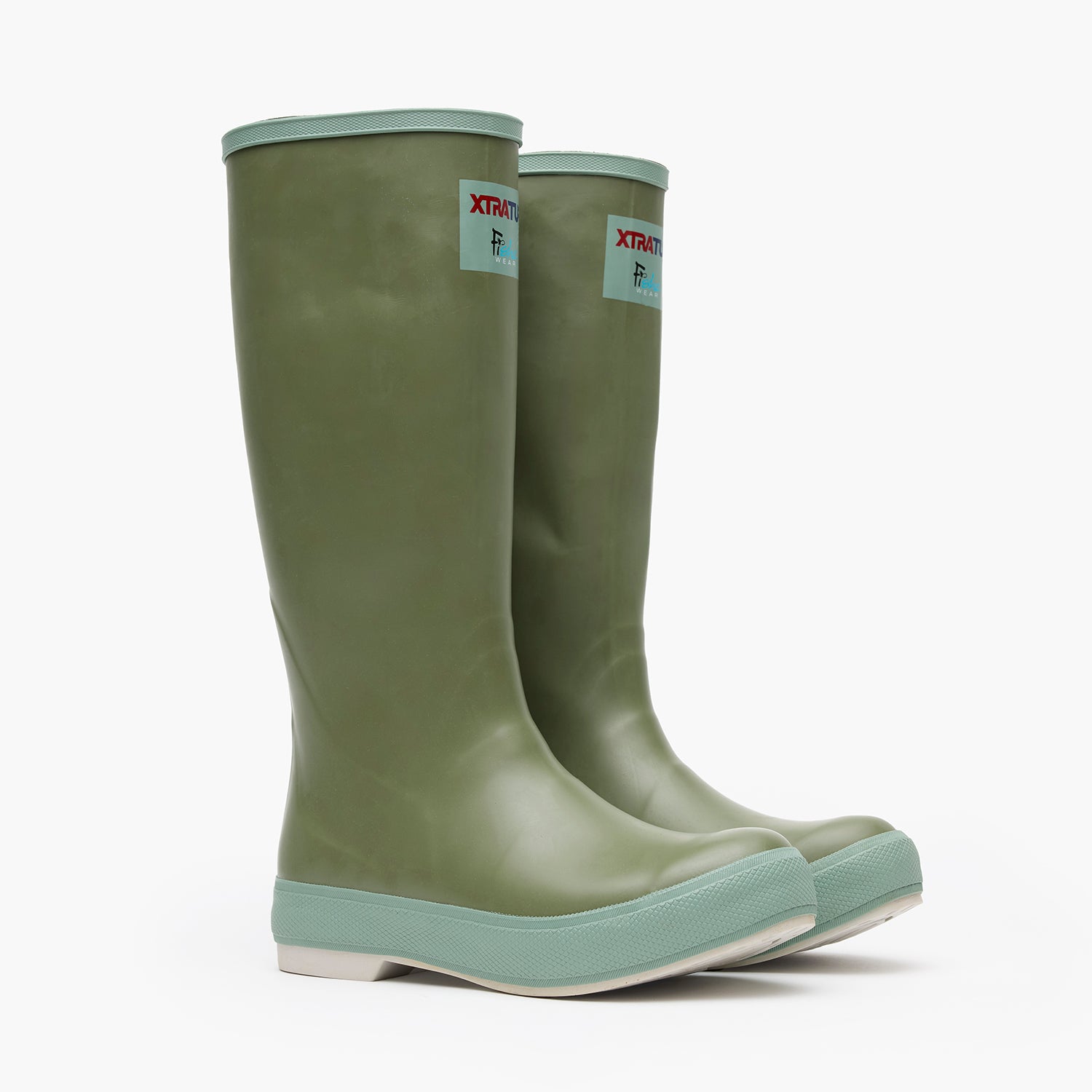 Legacy Grey Boho Bass Women's Fishe®Wear 15" Legacy Boot Pair View.